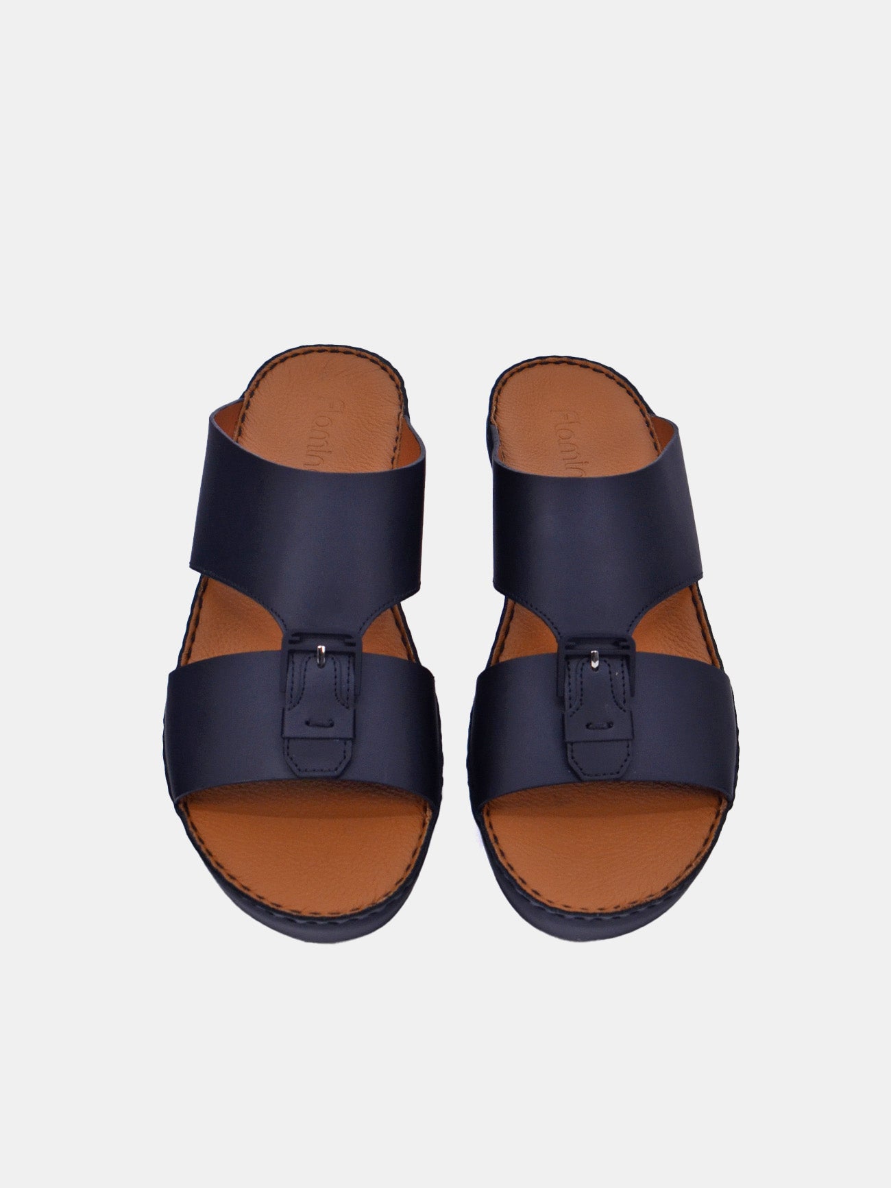Flamingo FS-1-95 Men's Arabic Sandals #color_Black