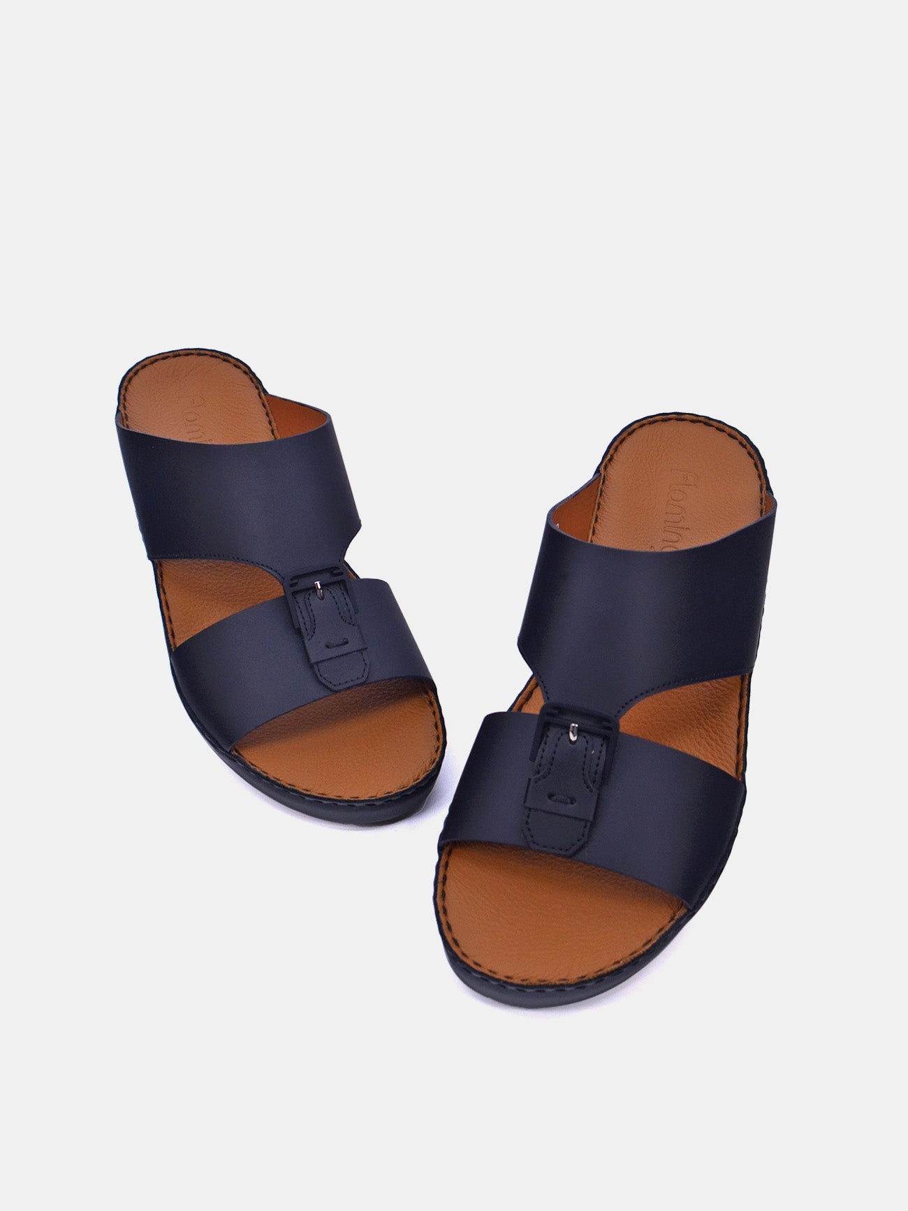 Flamingo FS-1-95 Men's Arabic Sandals #color_Black