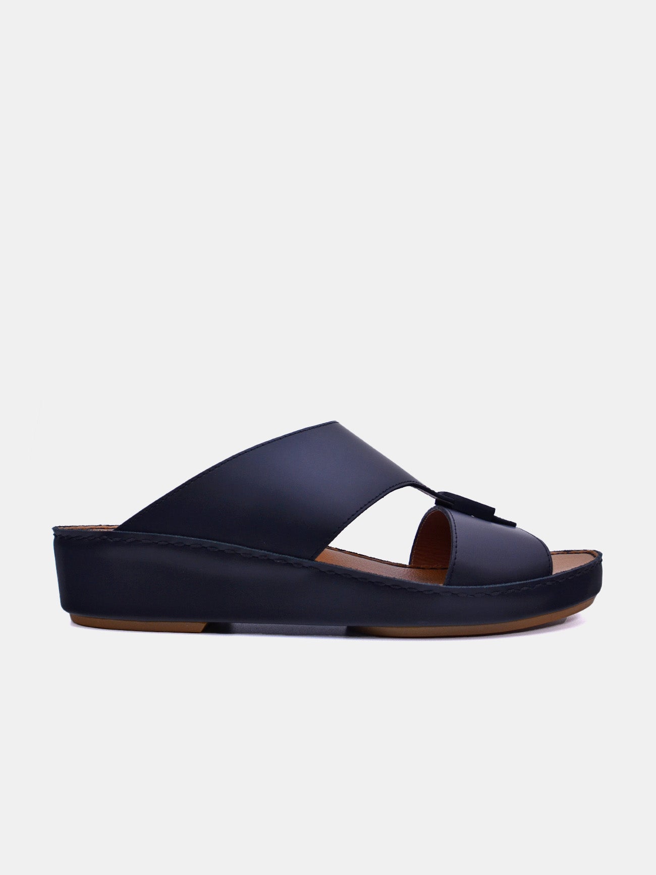 Flamingo FS1-86 Men's Arabic Sandals #color_Black