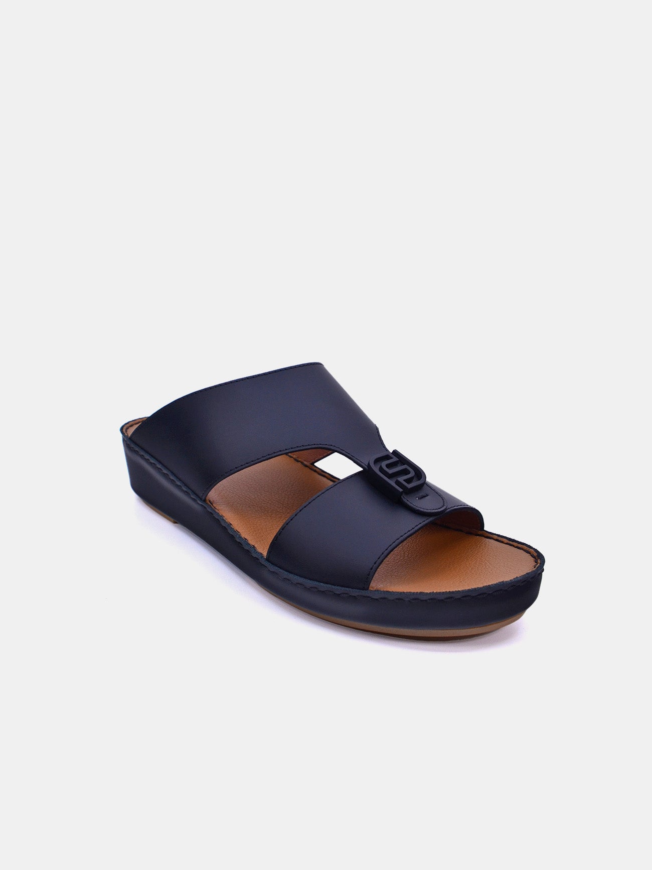 Flamingo FS1-86 Men's Arabic Sandals #color_Black