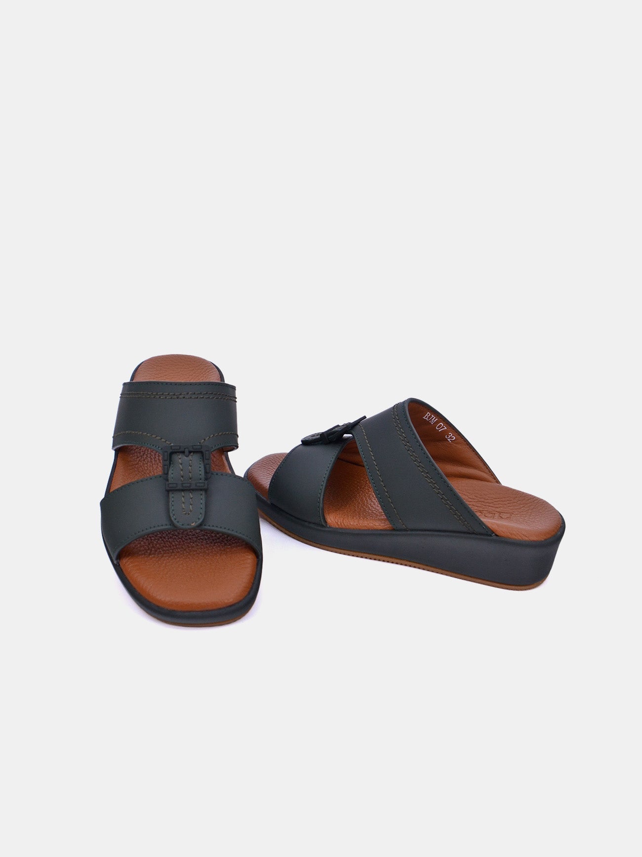 Barjeel Uno BJM 07 Boys Sandals #color_Green