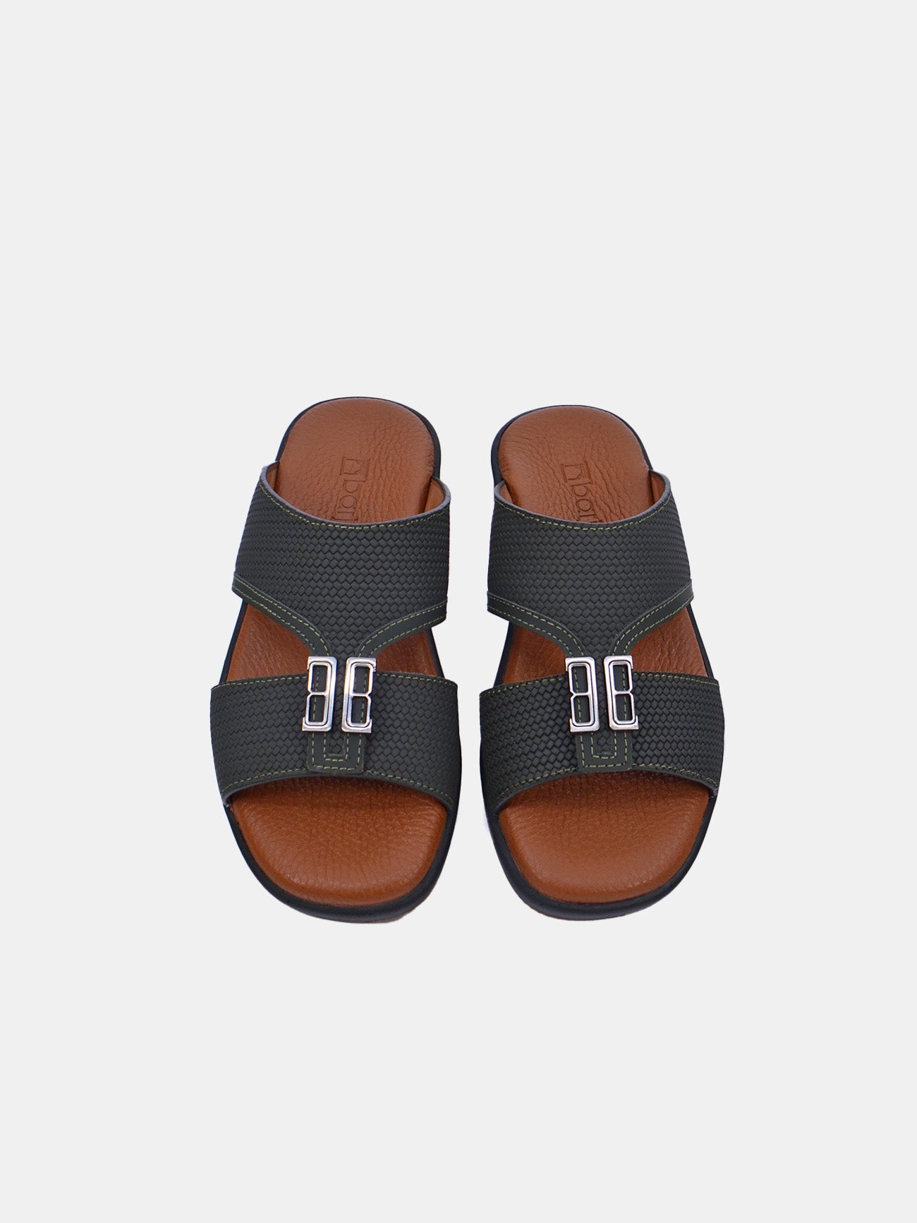 Barjeel Uno BJM 16 Boys Arabic Sandals #color_Green
