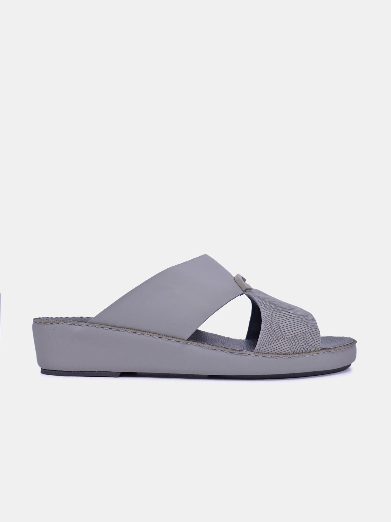 Barjeel Uno BSP1-56 Men's Arabic Sandals #color_gray