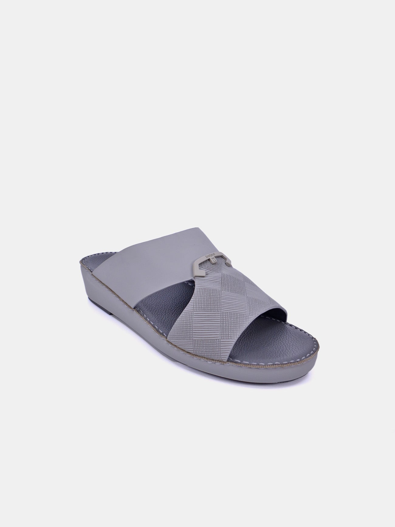 Barjeel Uno BSP1-56 Men's Arabic Sandals #color_gray
