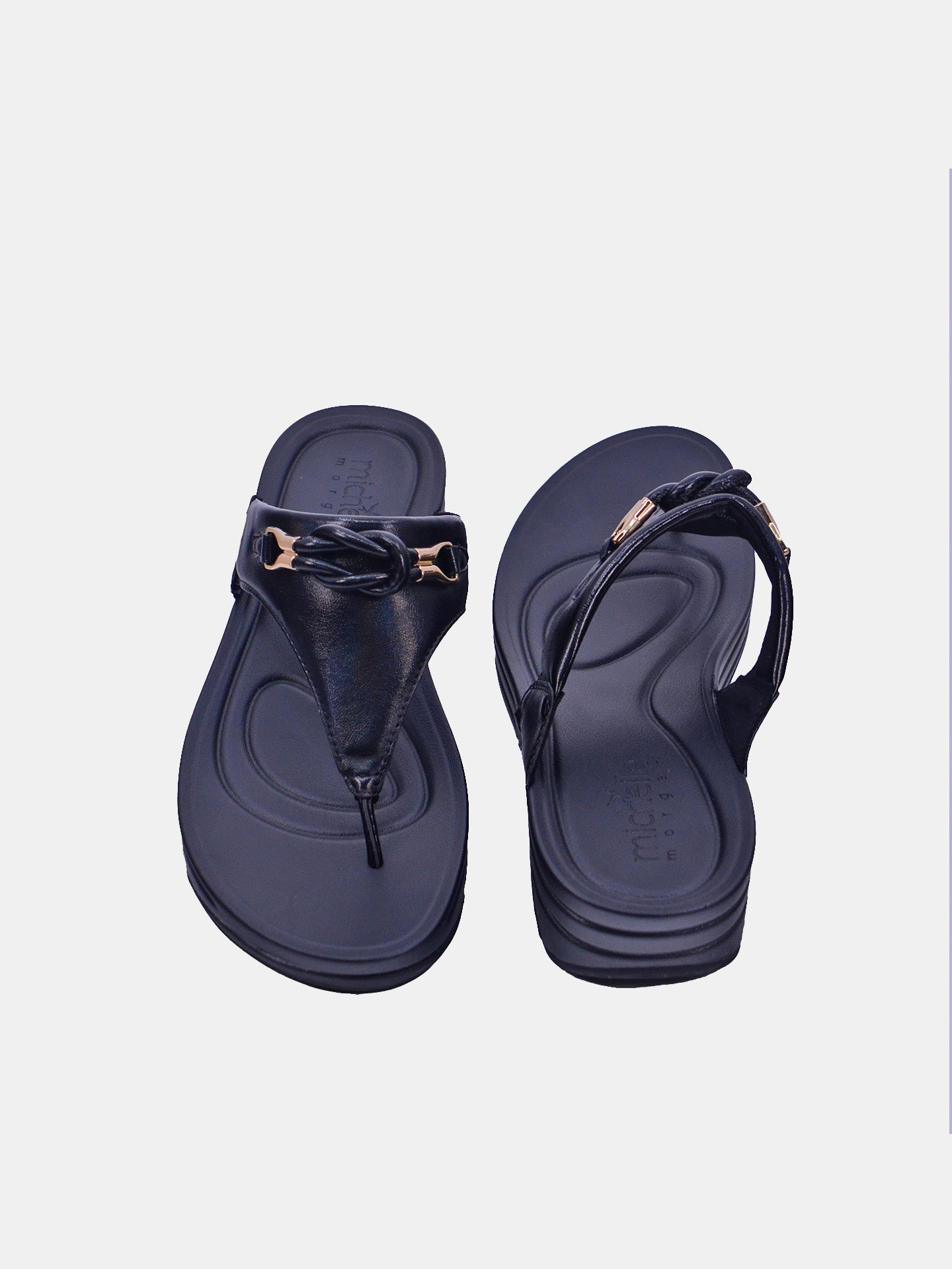 Michelle Morgan 214RJ673 Women's Sandals #color_Black