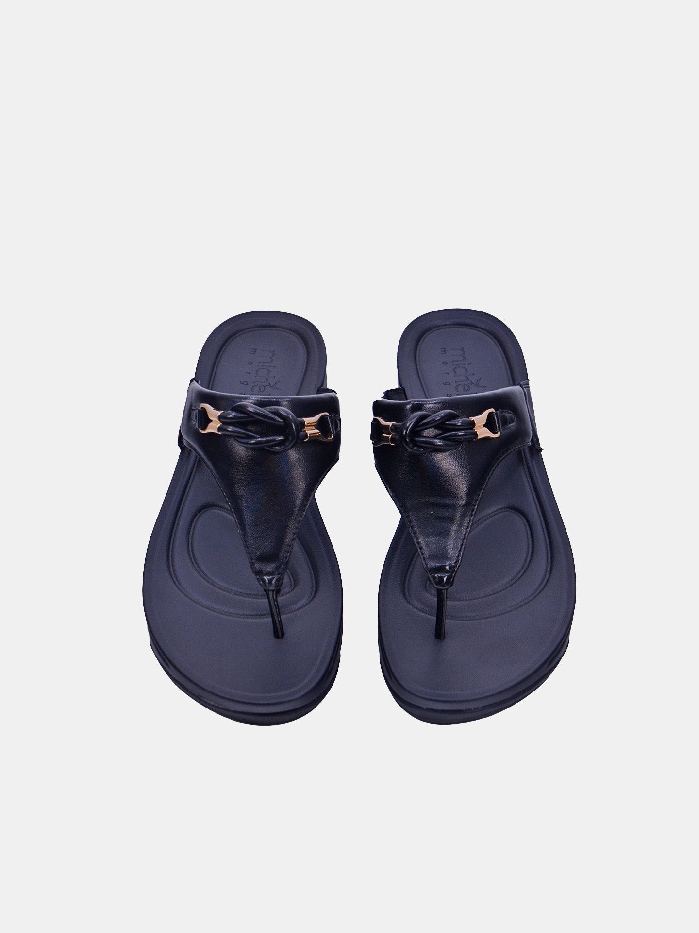 Michelle Morgan 214RJ673 Women's Sandals #color_Black