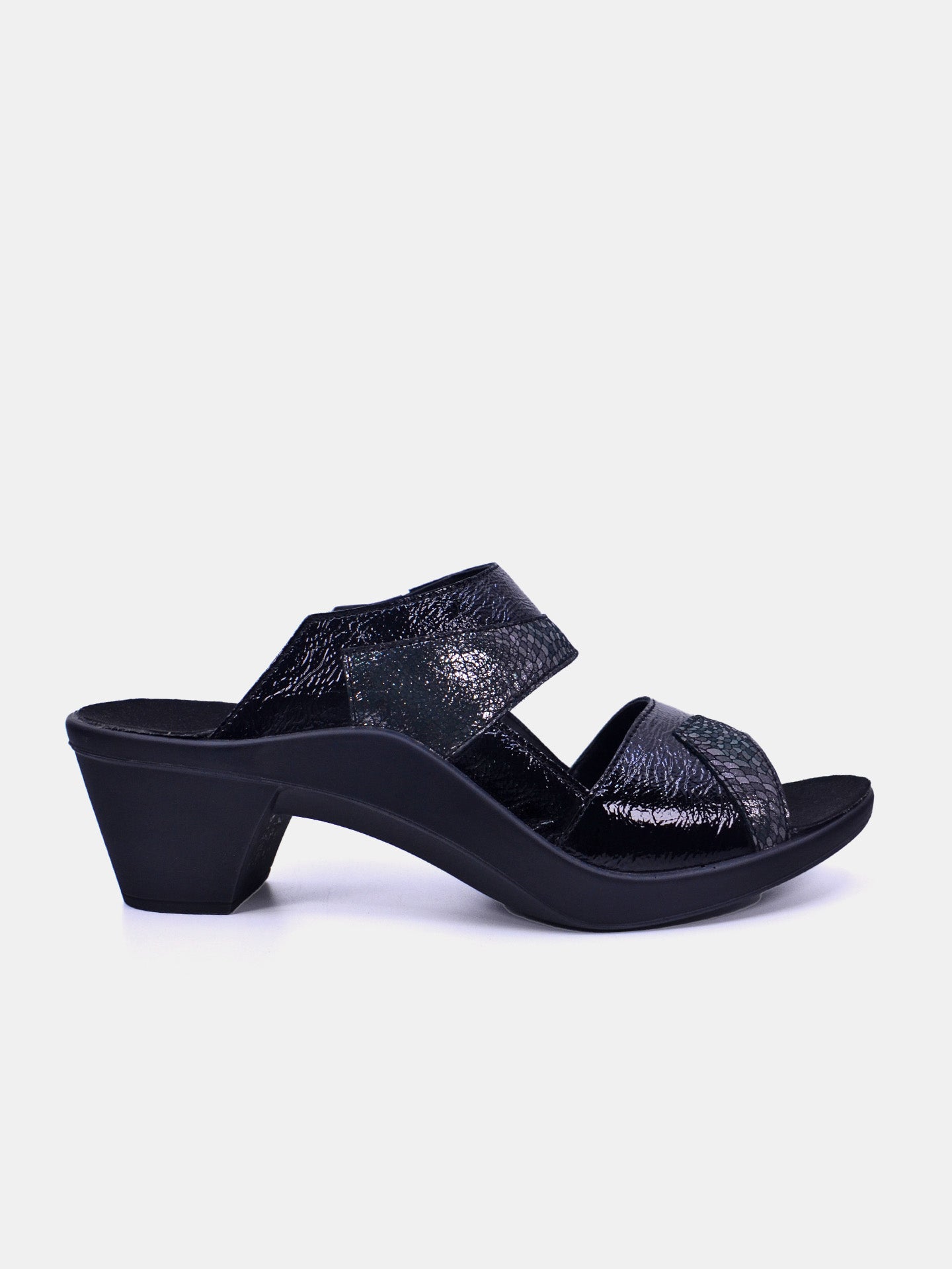 Romika 27155-AR551 Women's Heeled Sandals #color_Black