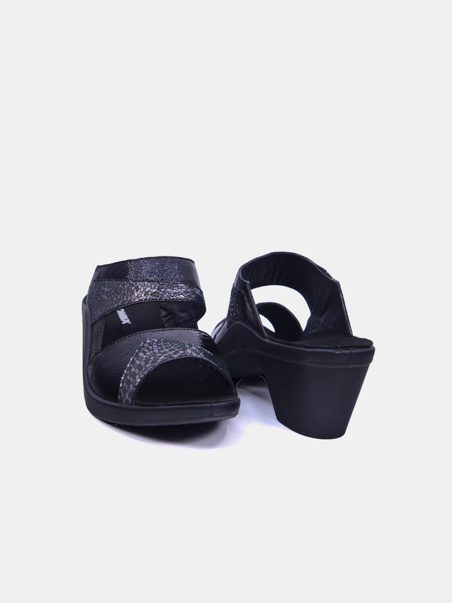 Romika 27155-AR551 Women's Heeled Sandals #color_Black