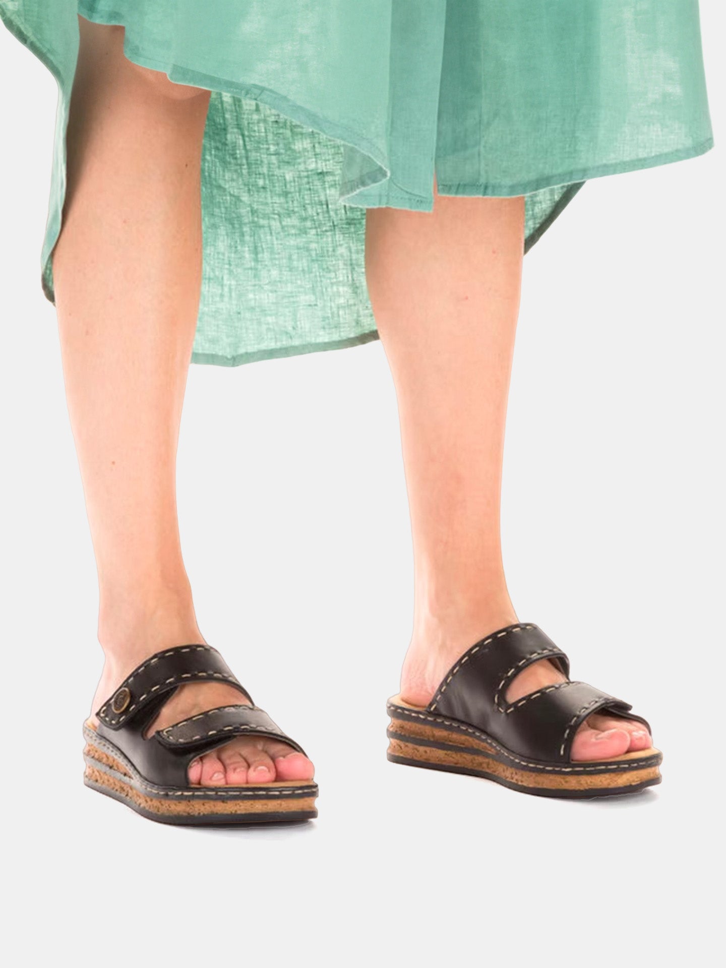 Rieker 62984 Women's Slider Sandals #color_black