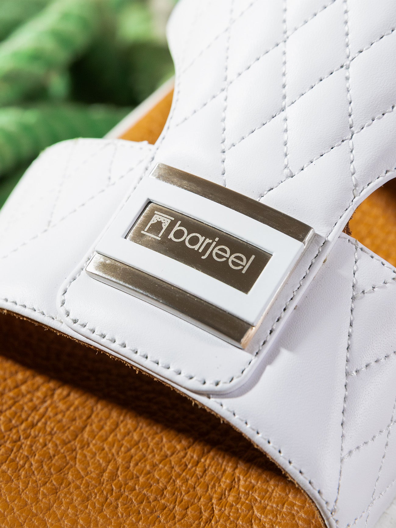 Barjeel Uno MSA138 Men Arabic Sandals #color_White