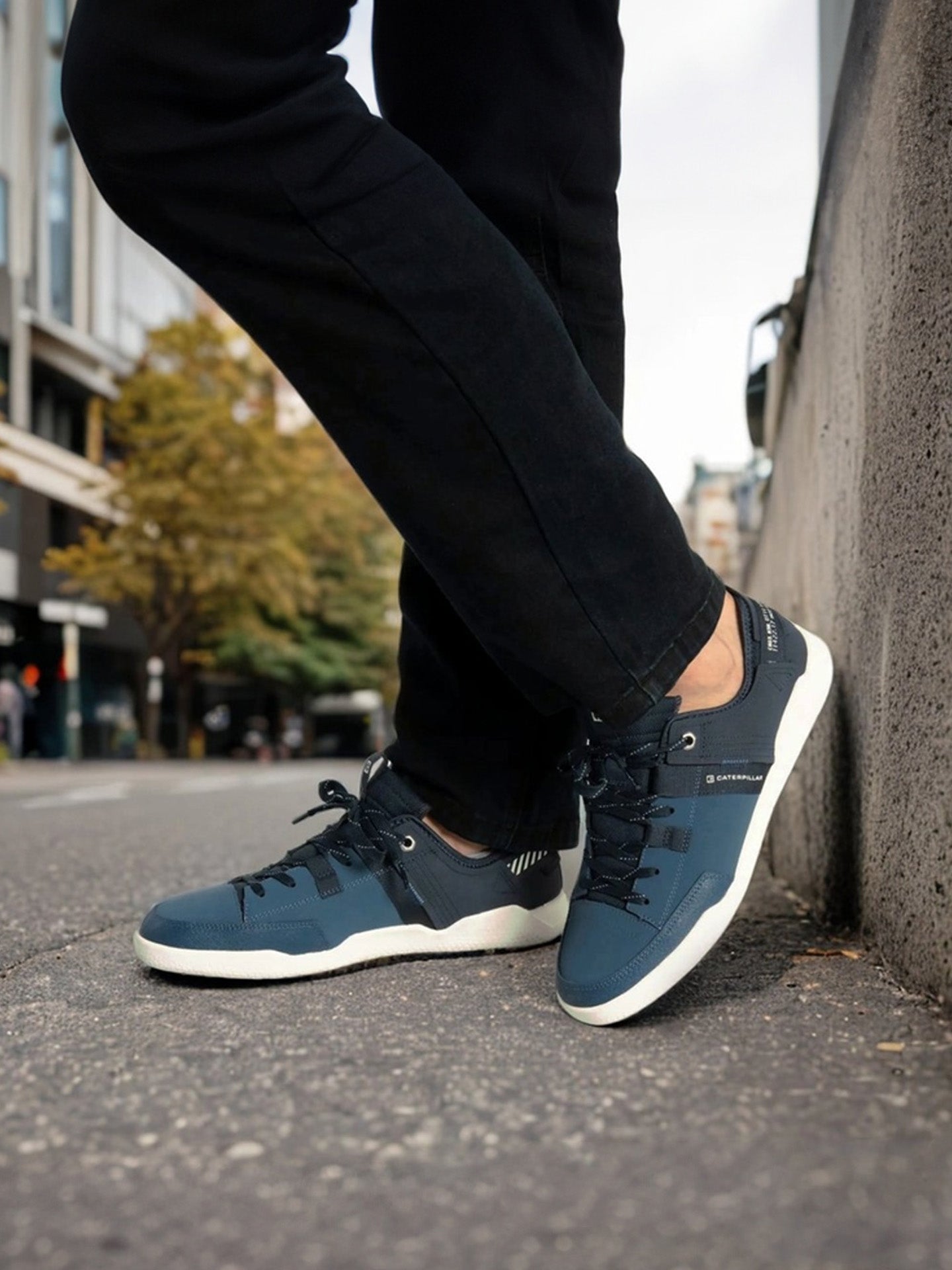 Caterpillar Men's Hex Tough Shoes #color_Blue