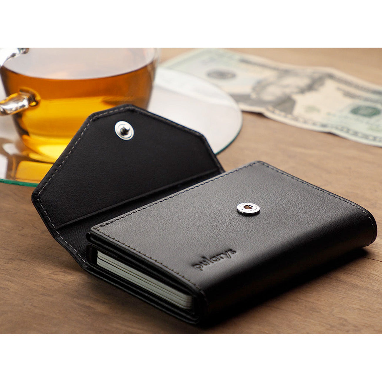 Pularys Porter Go wallet - Italia Leather #color_Black