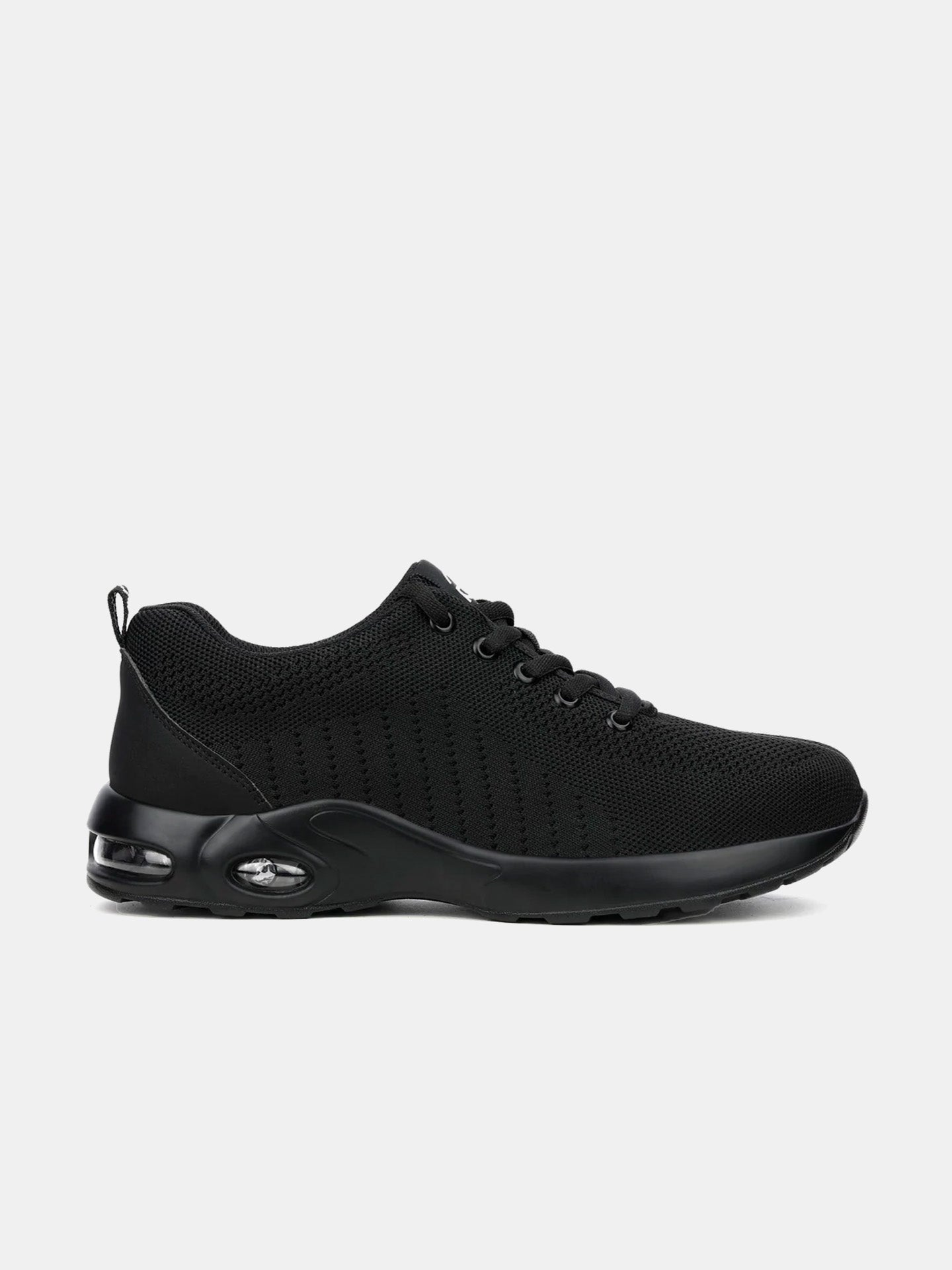 Raydlinx Guyisa Men's Anti-Collision And Anti-Puncture Work Shoes #color_Black