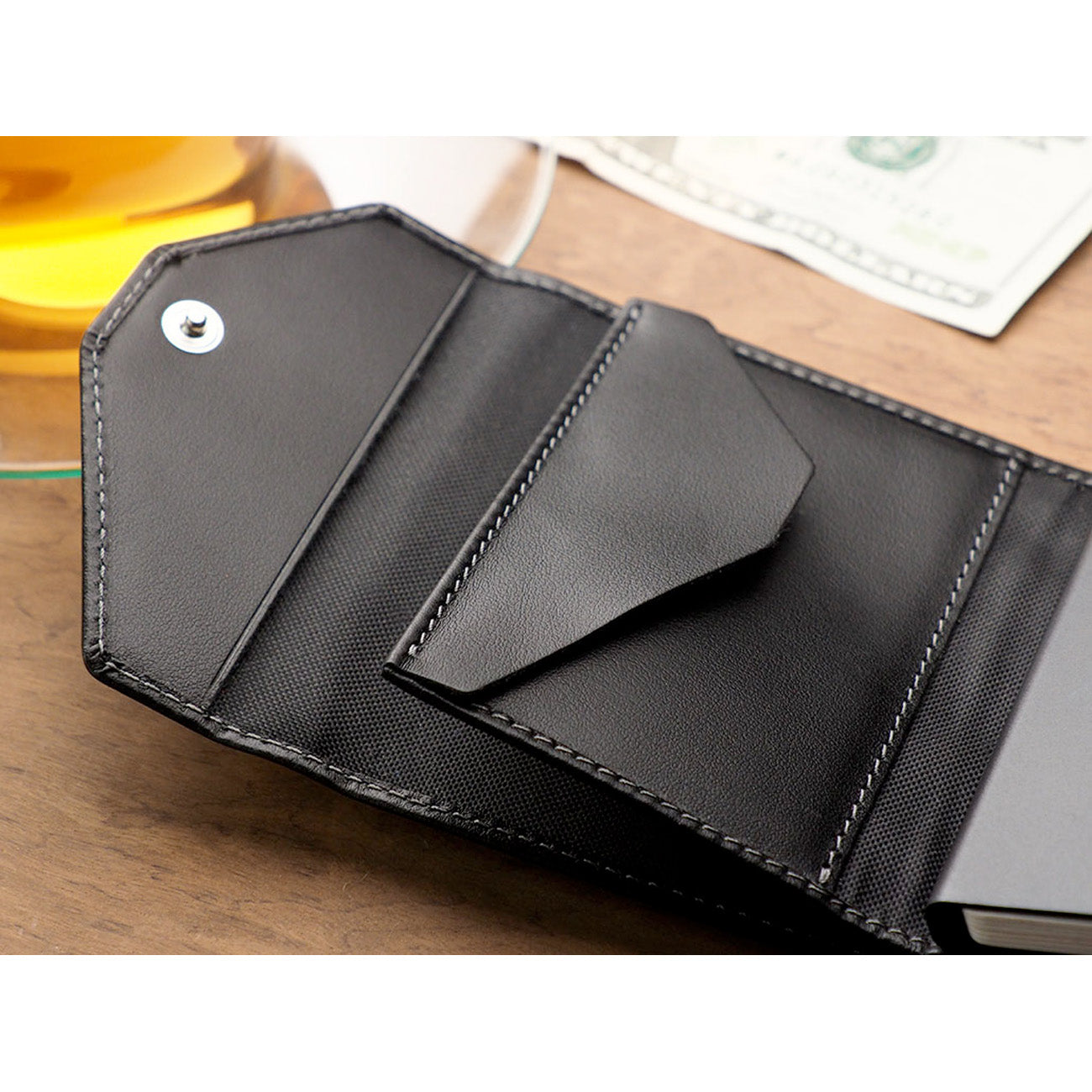 Pularys Porter Go wallet - Italia Leather #color_Black