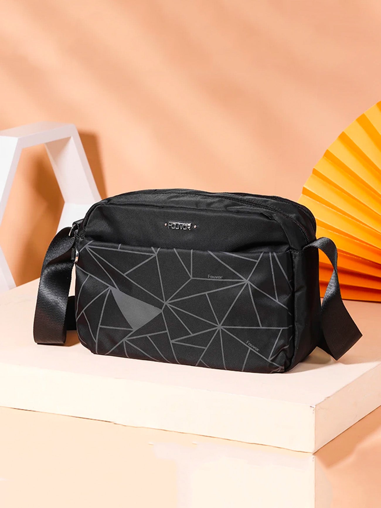 Fouvor 2915-12 Slingback Bag #color_Black
