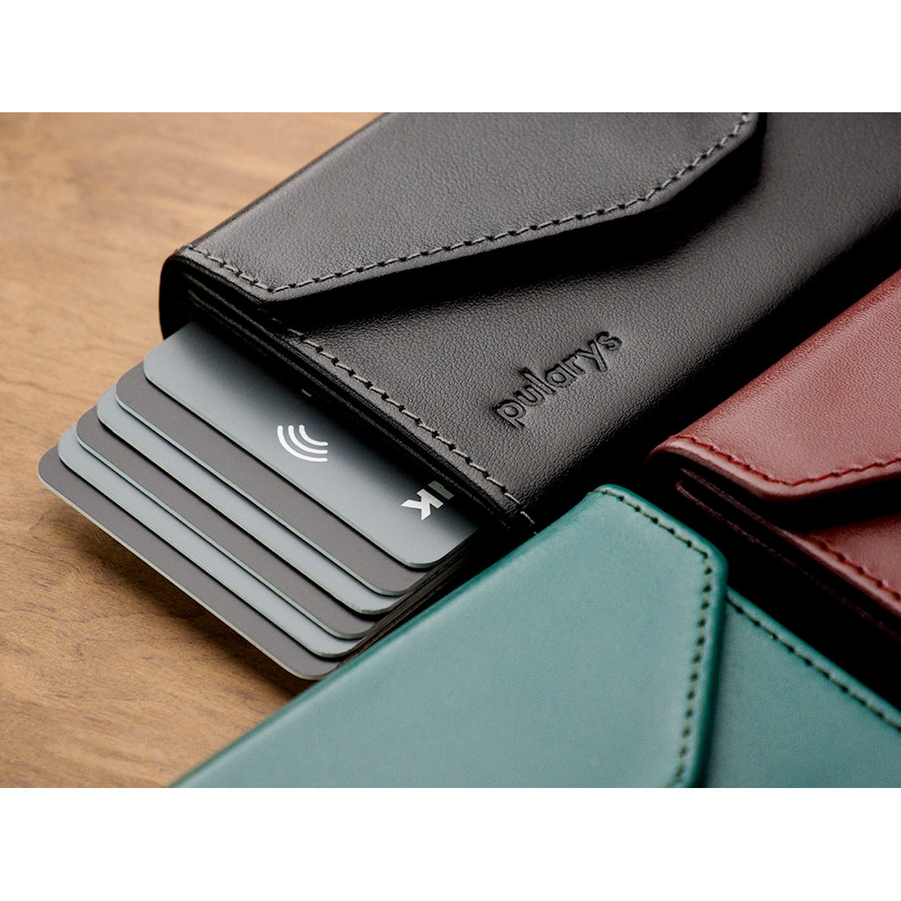 Pularys Porter Go wallet - Italia Leather #color_Black