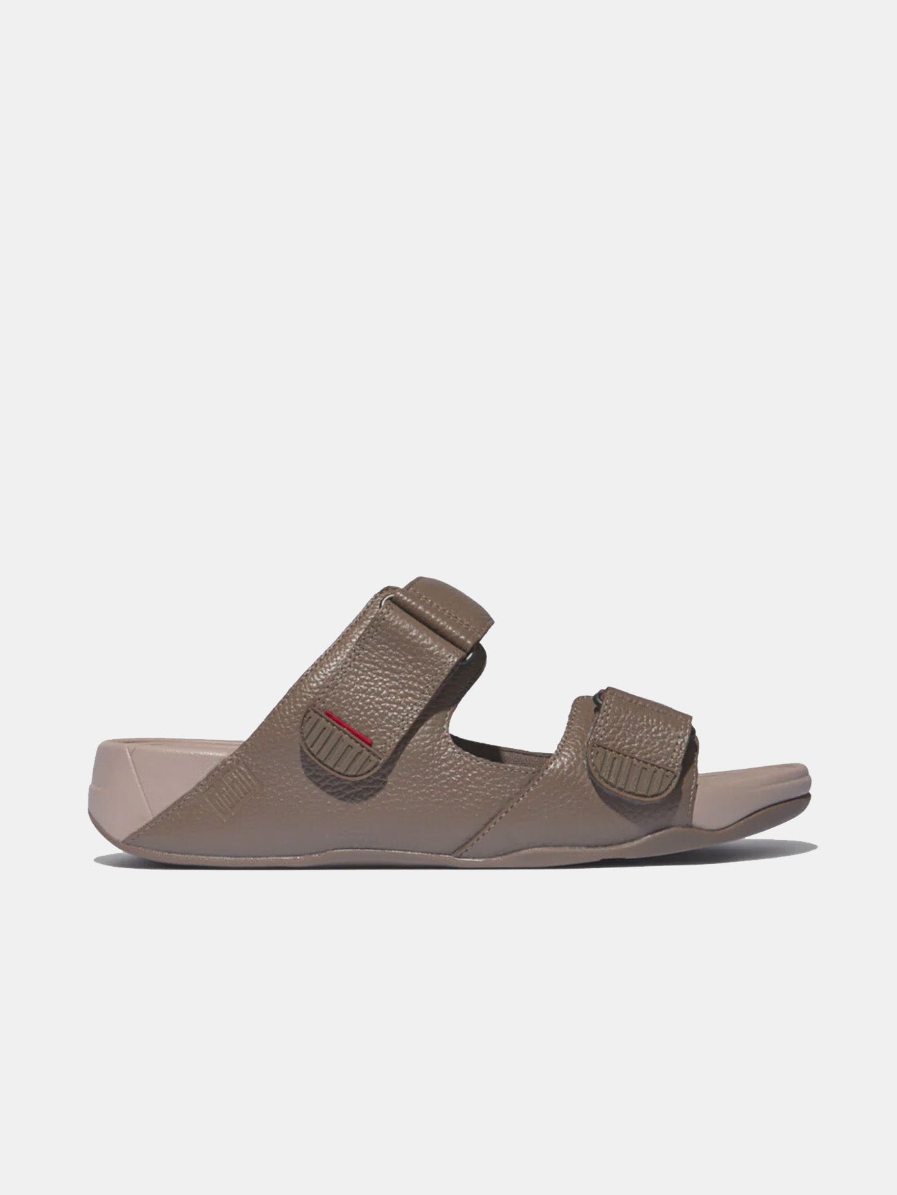 Fitflop Men's Gogh Moc Adjustable Leather Slides #color_java java