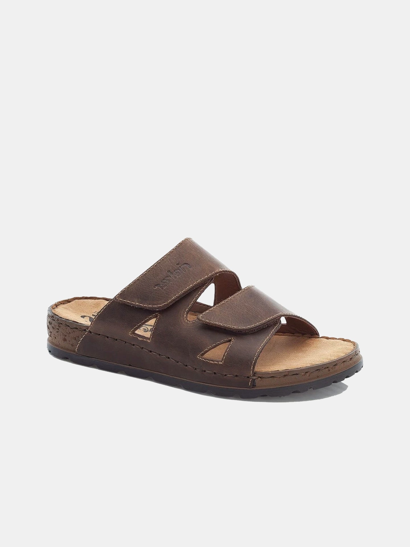 Rieker 25691 Men's Slider Sandals #color_brown