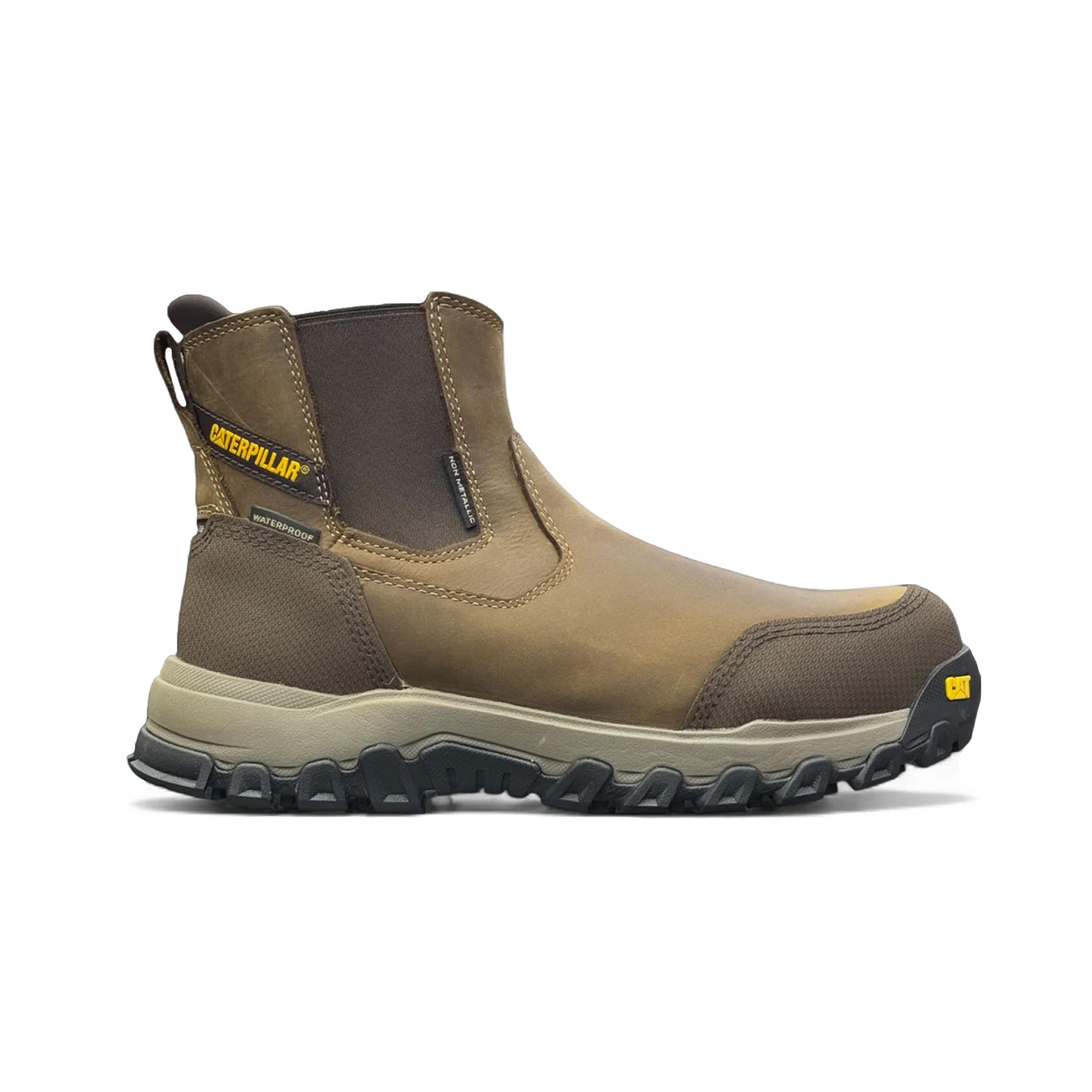 Caterpillar Threshold Rebound Chelsea WP CT Men's Safety Boots #color_Brown