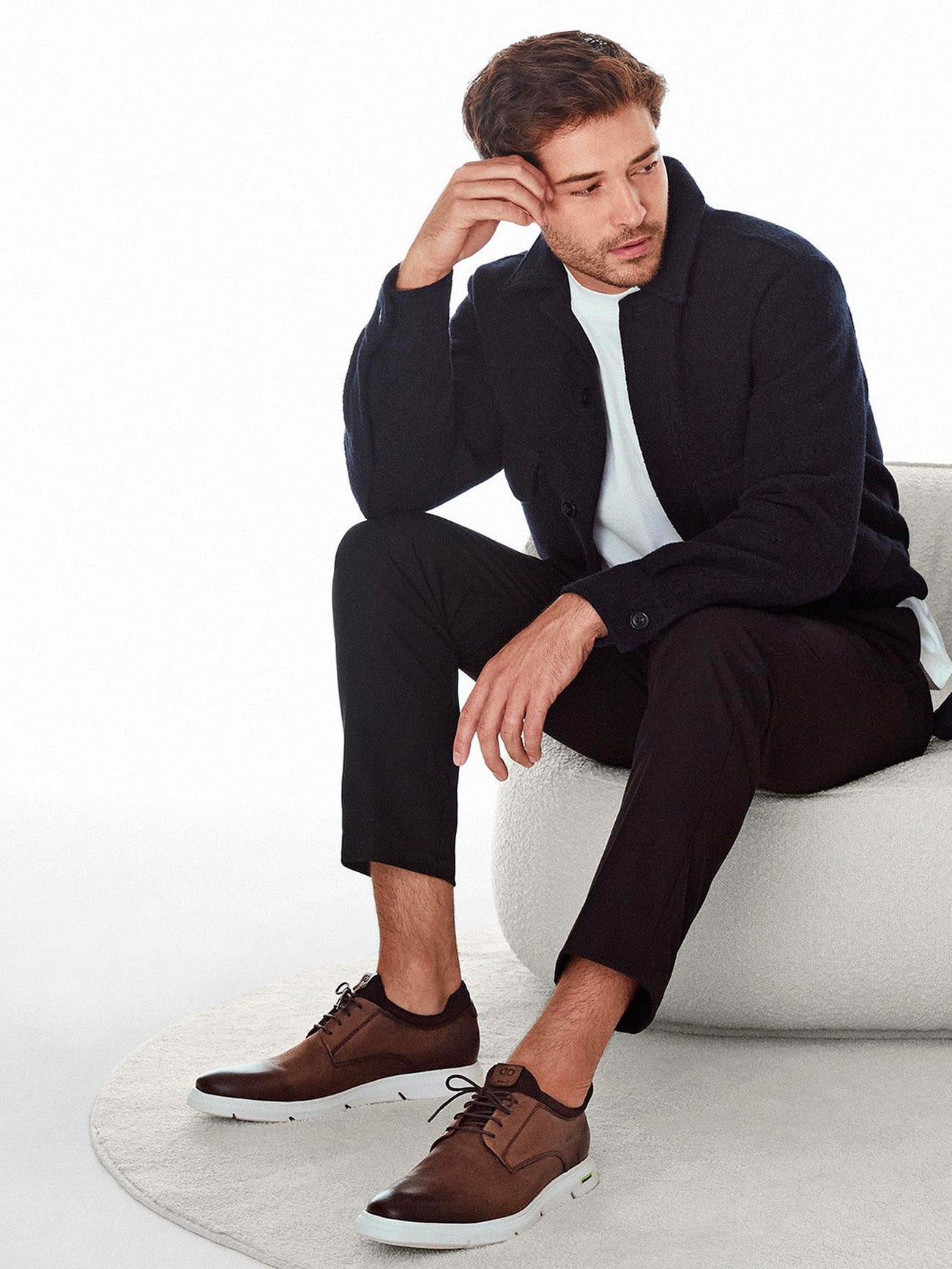 Democrata Men's Easy Smith Ultra Light Shoes #color_brown
