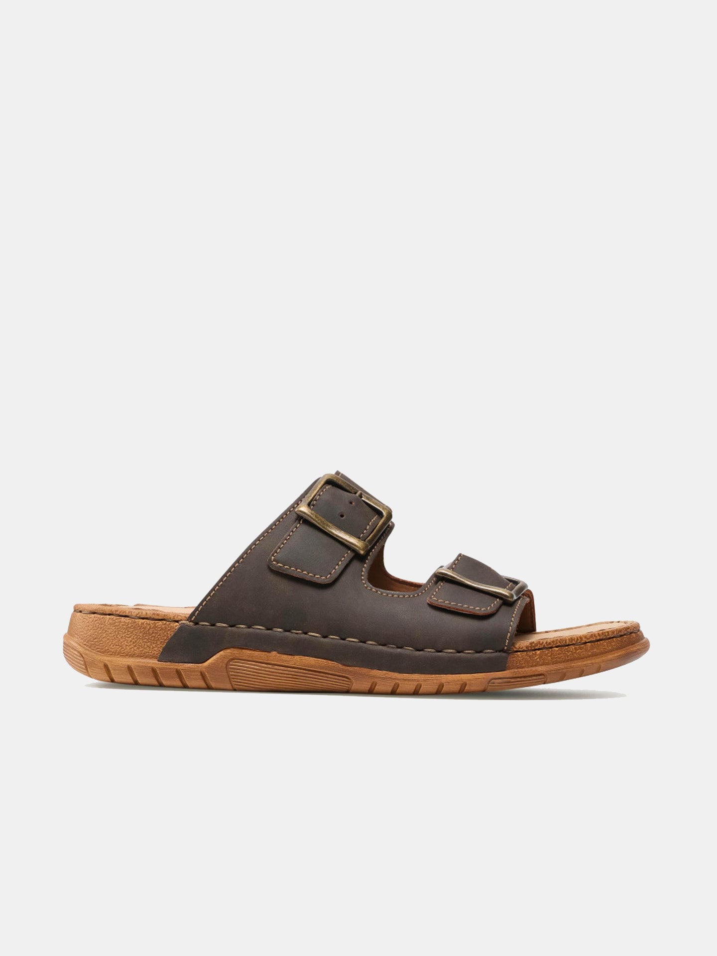 Rieker 25763 Men's Slider Sandals #color_brown