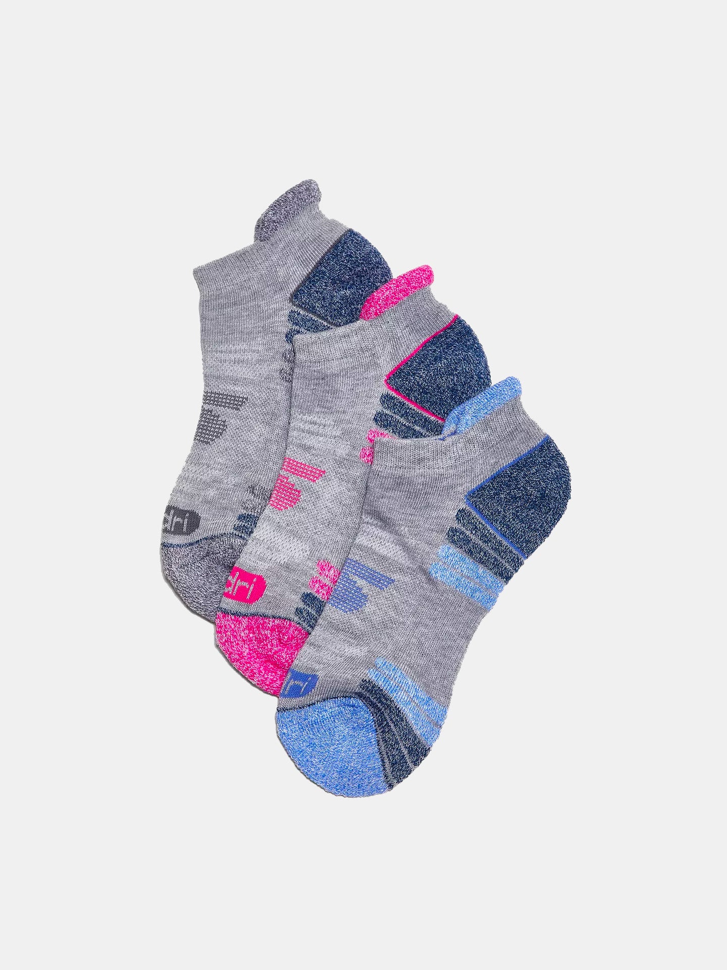 Skechers Women's 3 Pack Low Cut Ankle Socks #color_Gray