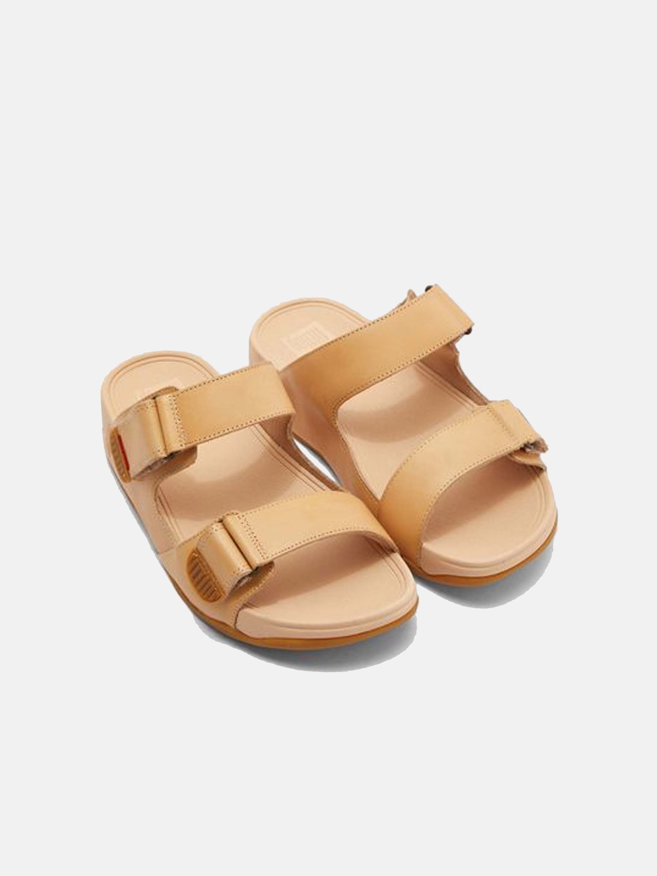 Fitflop Men's Gogh Moc Leather Sandals #color_Beige