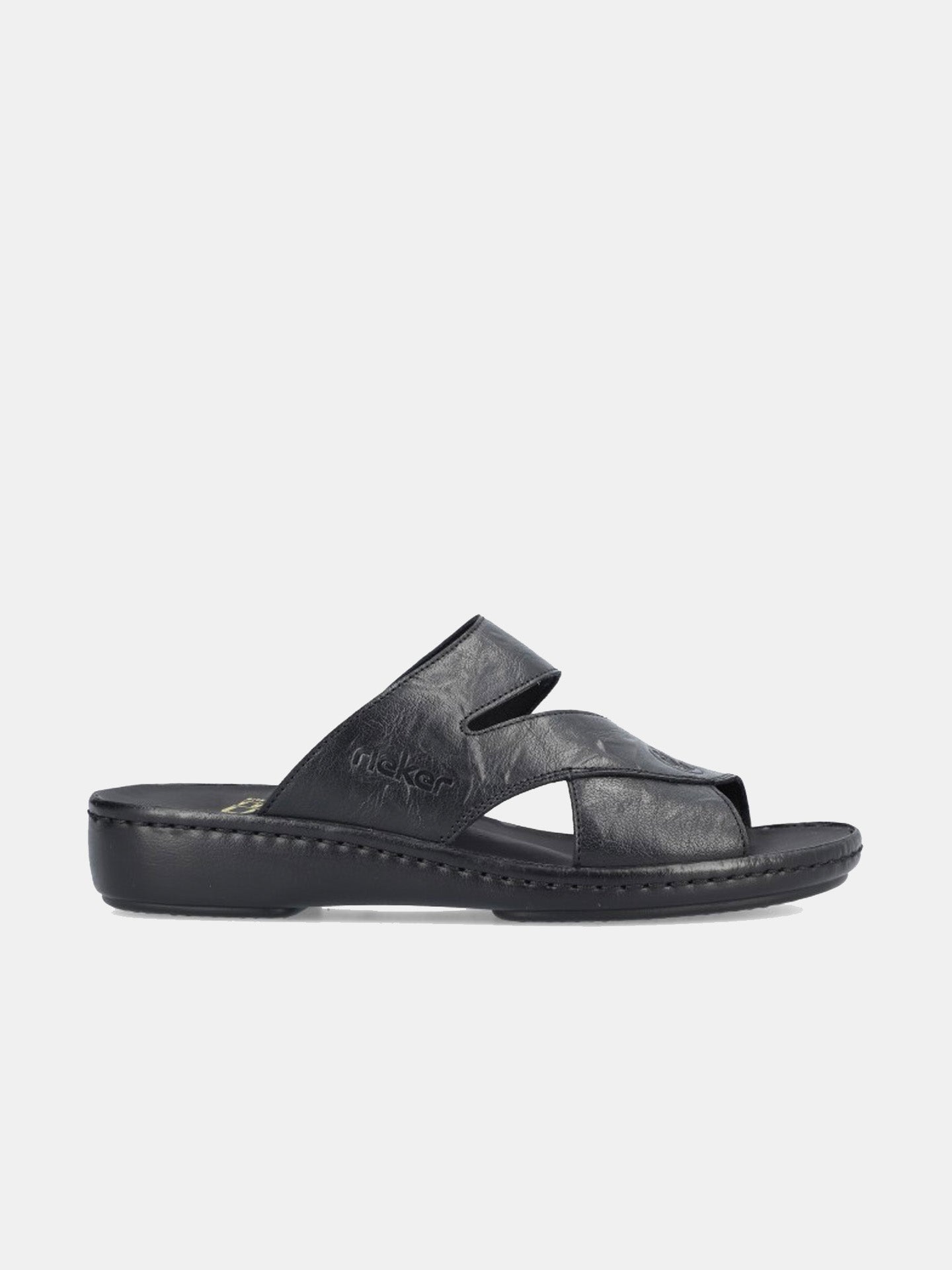 Rieker 23974-02 Men's Slider Sandals #color_black
