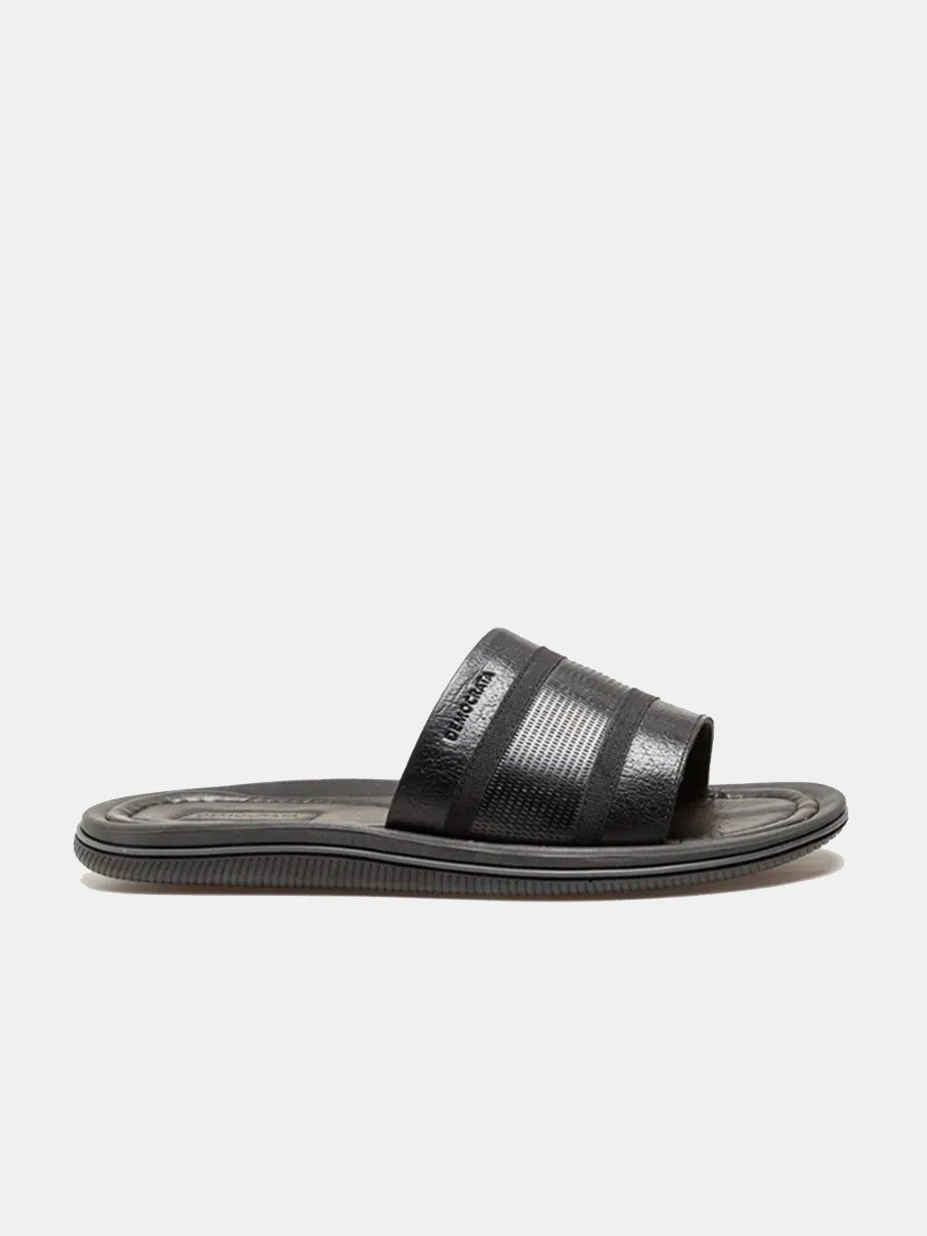 Democrata Men's Easy Groove Sandals #color_Black