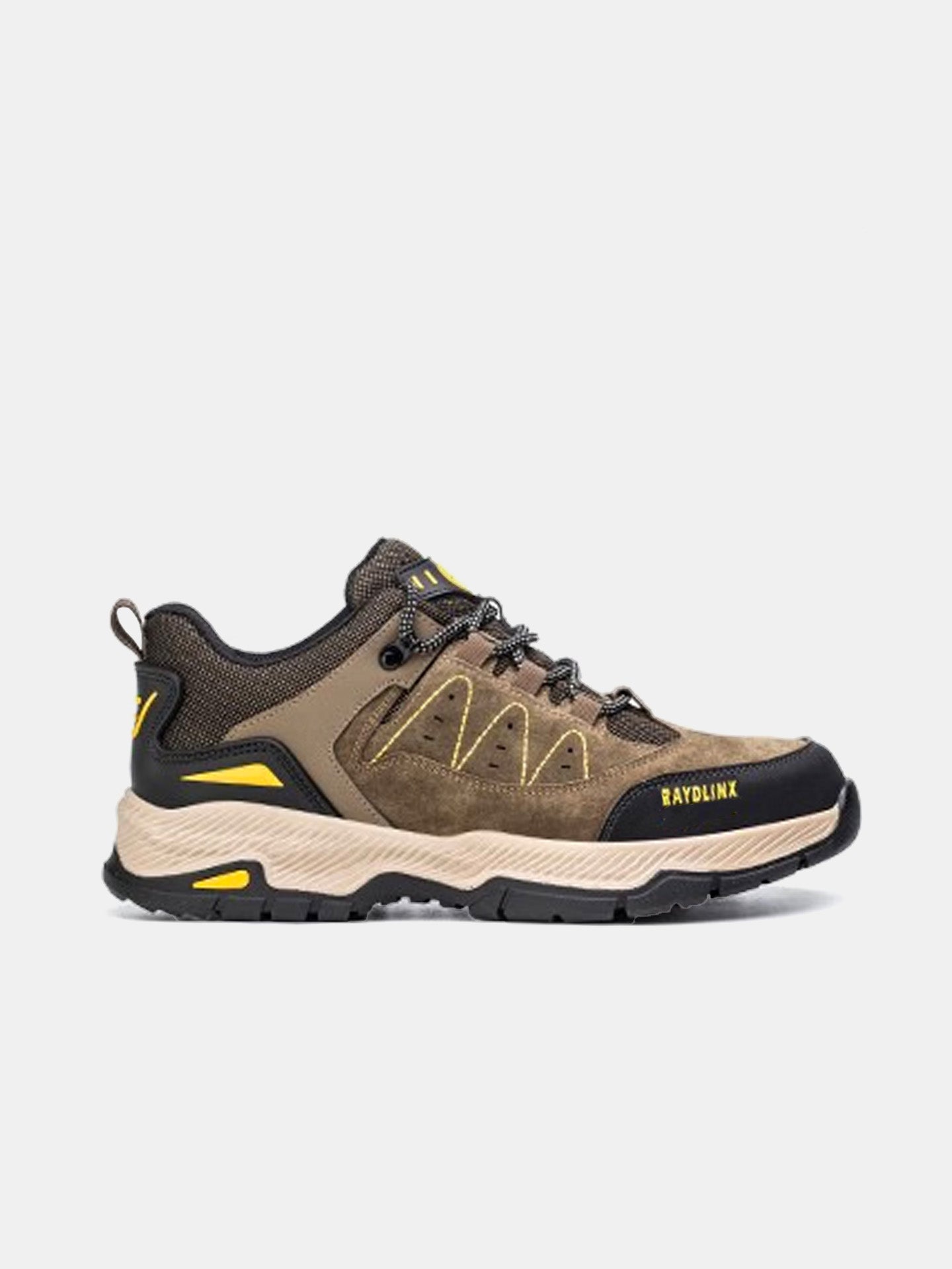 Raydlinx Men's Mountain Hiking Walking Shoes #color_Gray