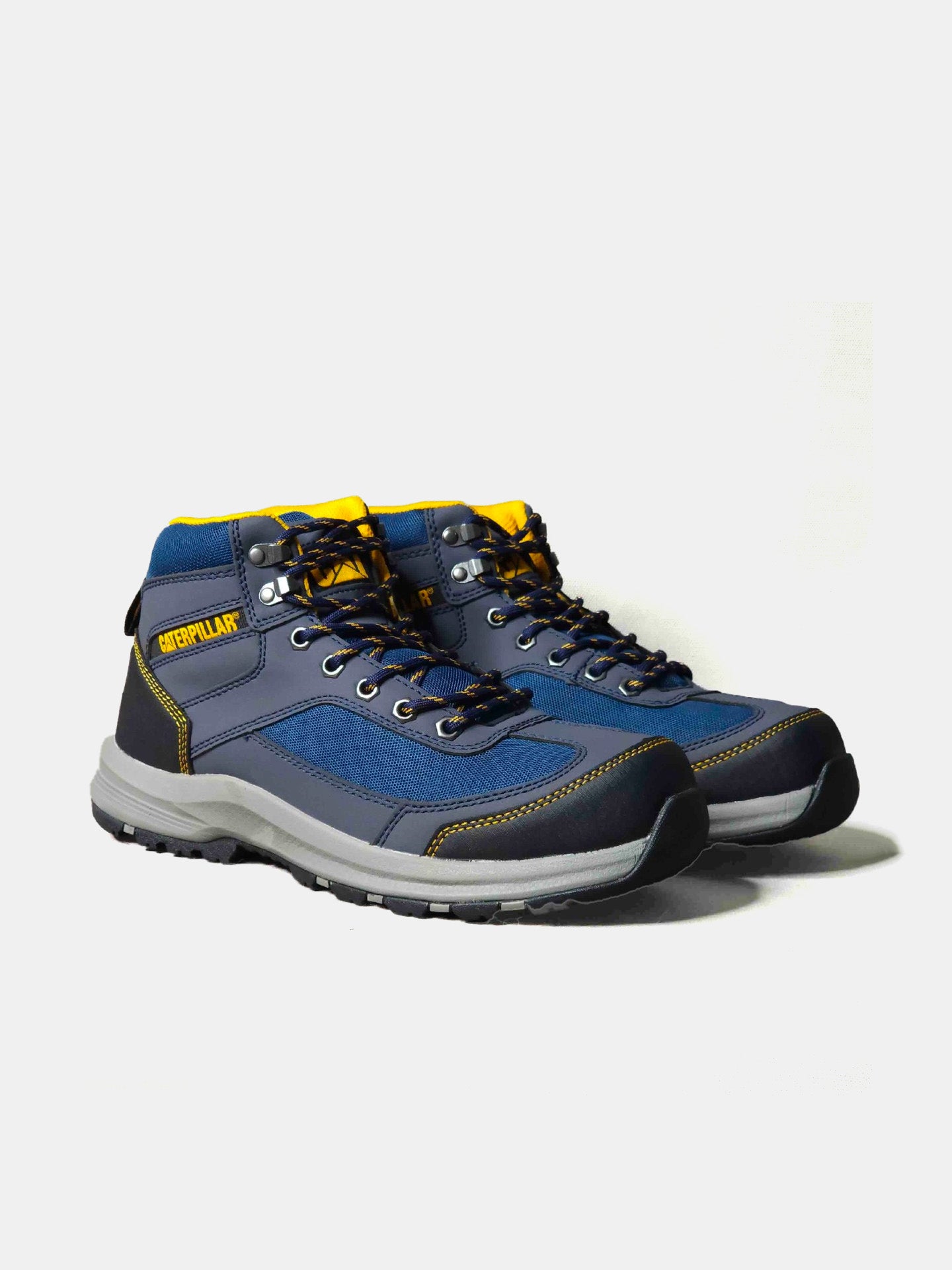 Caterpillar Men's Elmore Mid Steel Toe S1P Work Boot #color_Blue