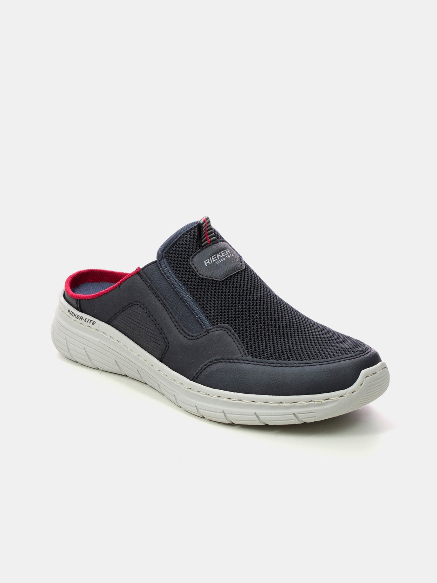 Rieker 13195 Men's Mules #color_Navy