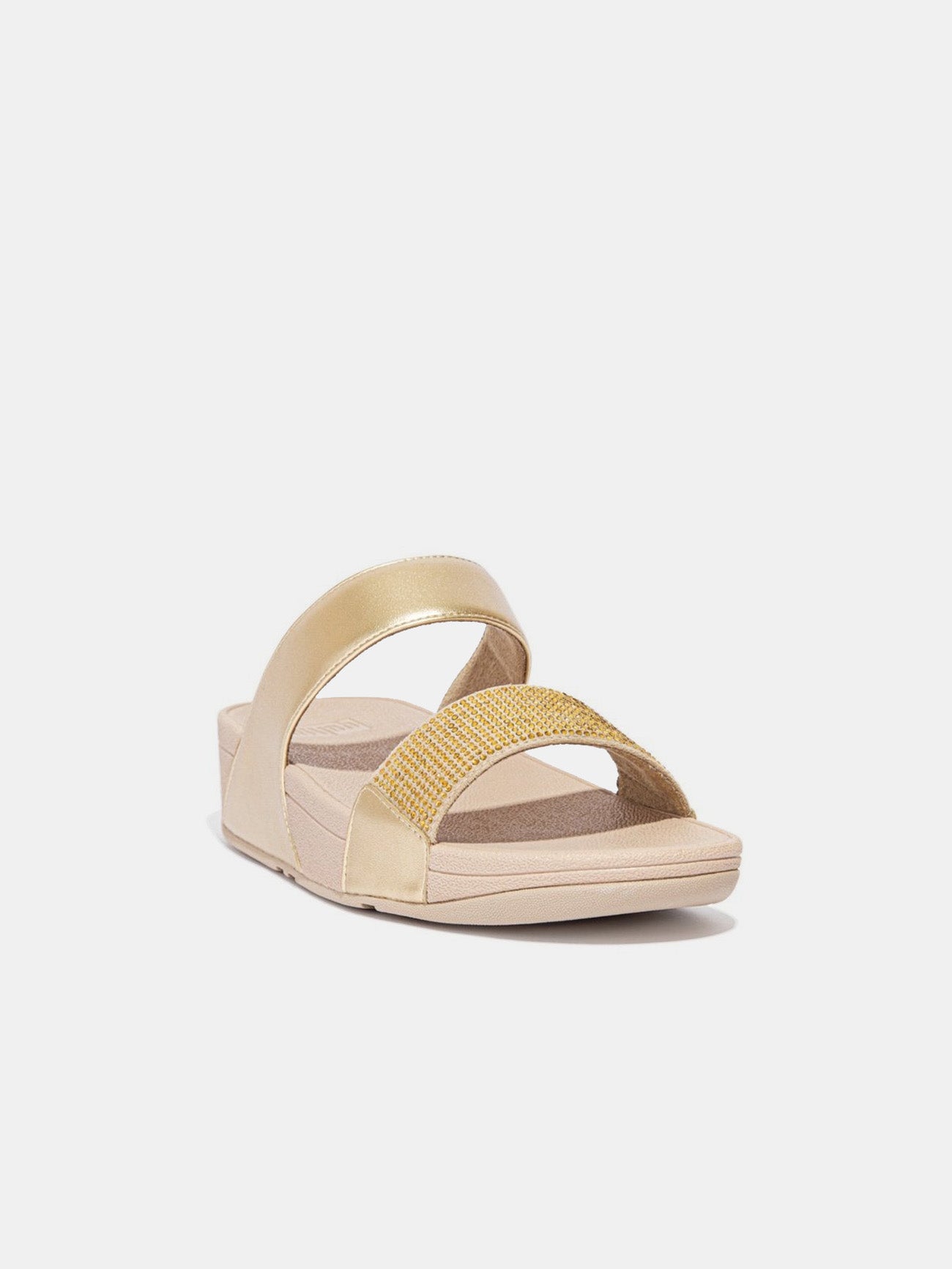 Fitflop Lulu Women's Crystal Slides #color_Gold