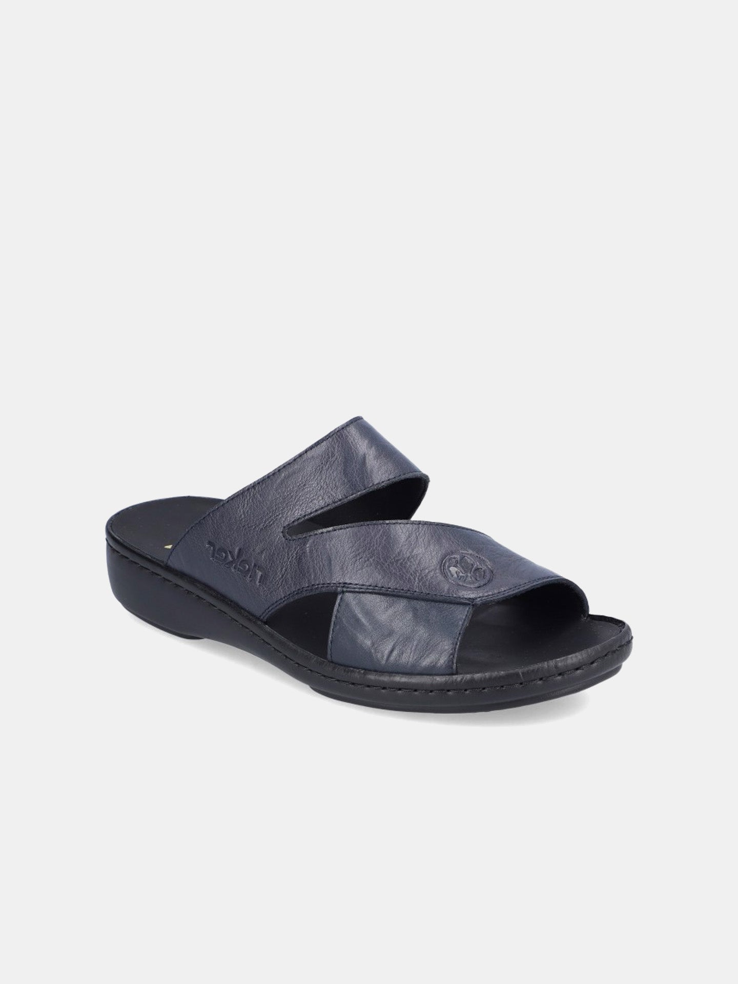 Rieker 23974 Men's Slider Sandals #color_Navy