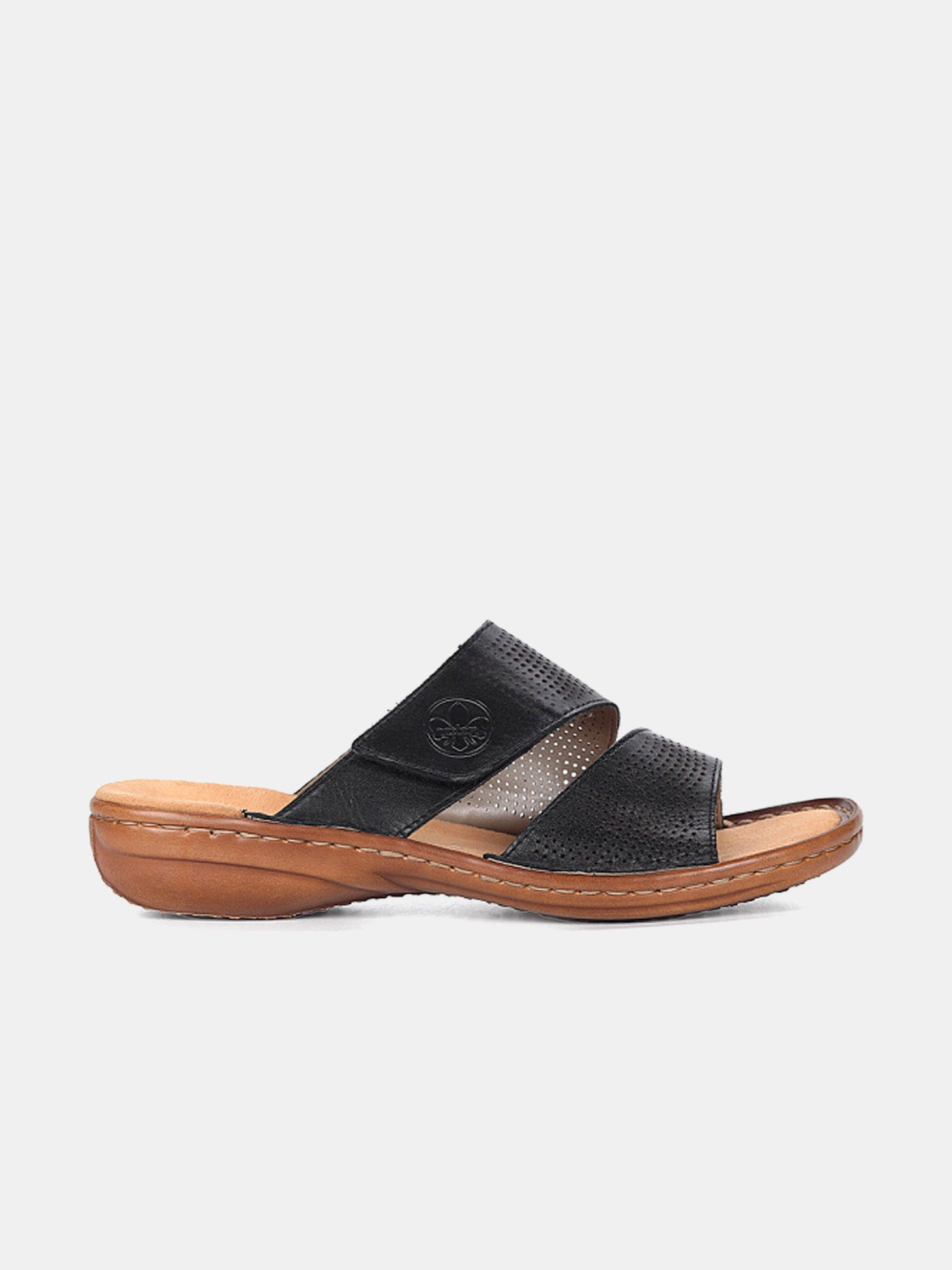 Rieker 60812 Women's Slider Sandals #color_black