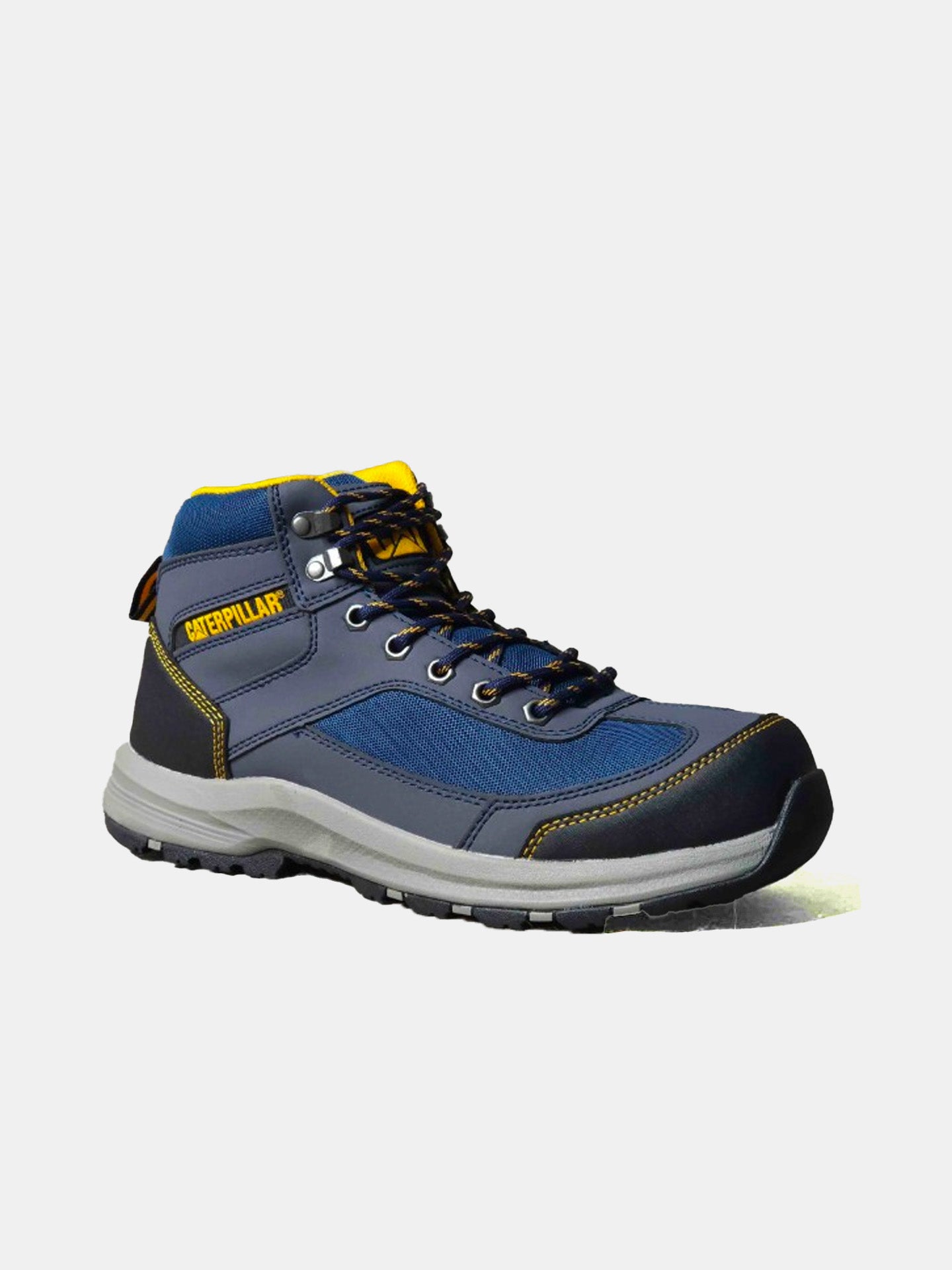Caterpillar Men's Elmore Mid Steel Toe S1P Work Boot #color_Blue