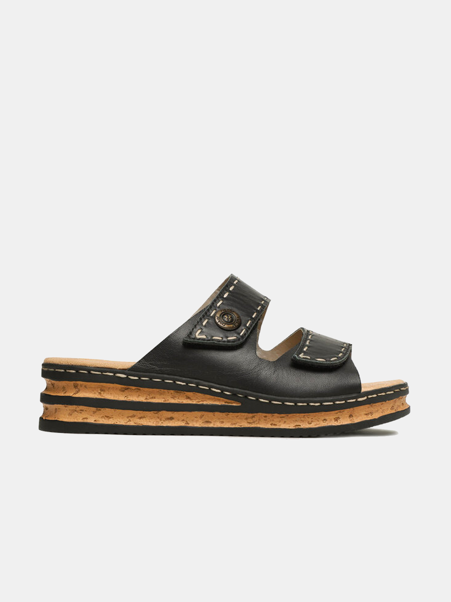 Rieker 62984 Women's Slider Sandals #color_black