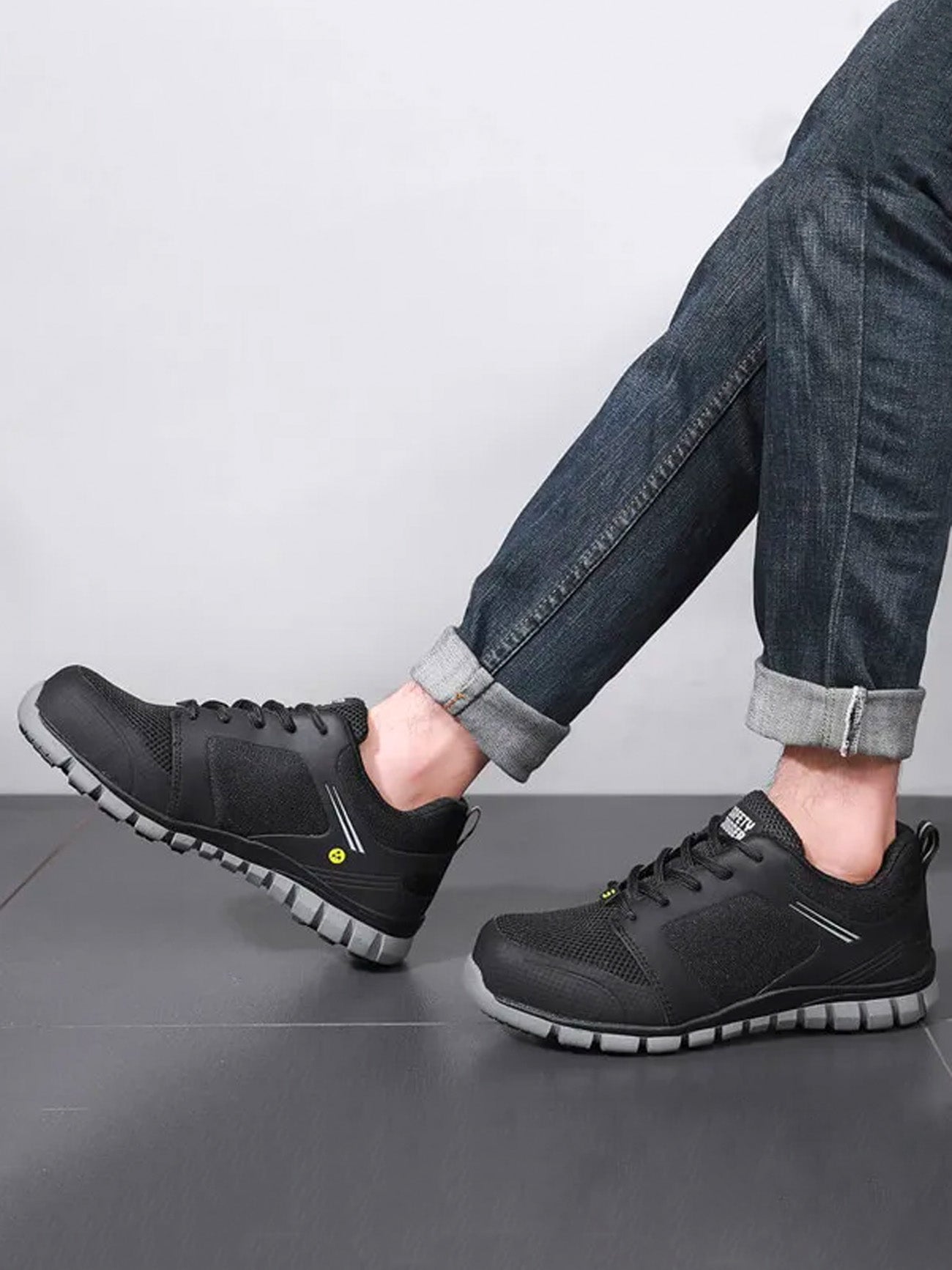 Safety Jogger Men's Ligero S1P ESD SRC CI Shoes #color_Black