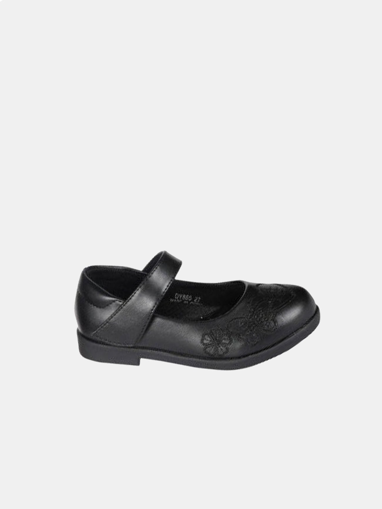 Ninos DY865 Girls School Shoes #color_black