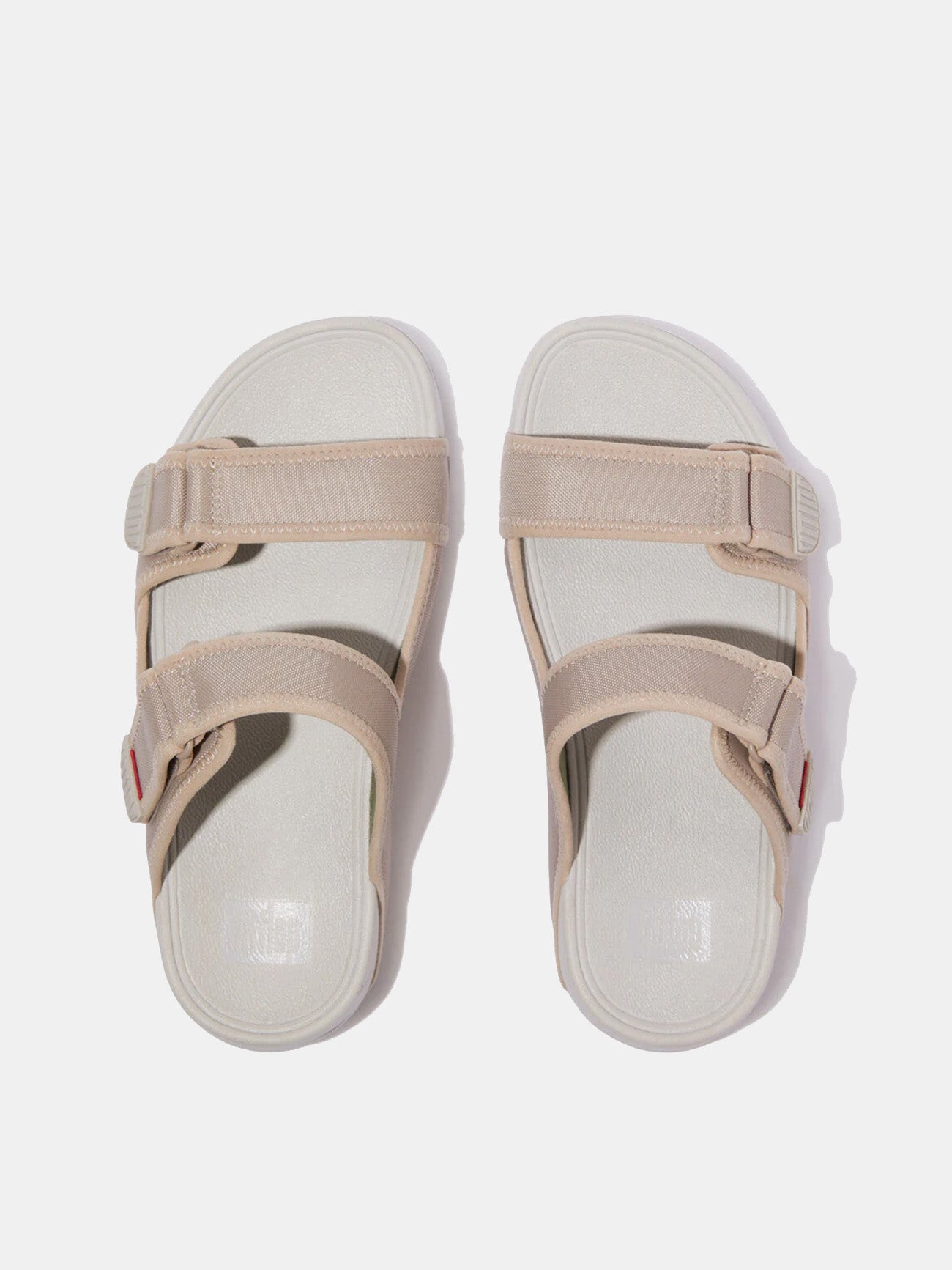 Fitflop Gogh Moc Men'ss Adjustable Water-Resistant Slides #color_taupe
