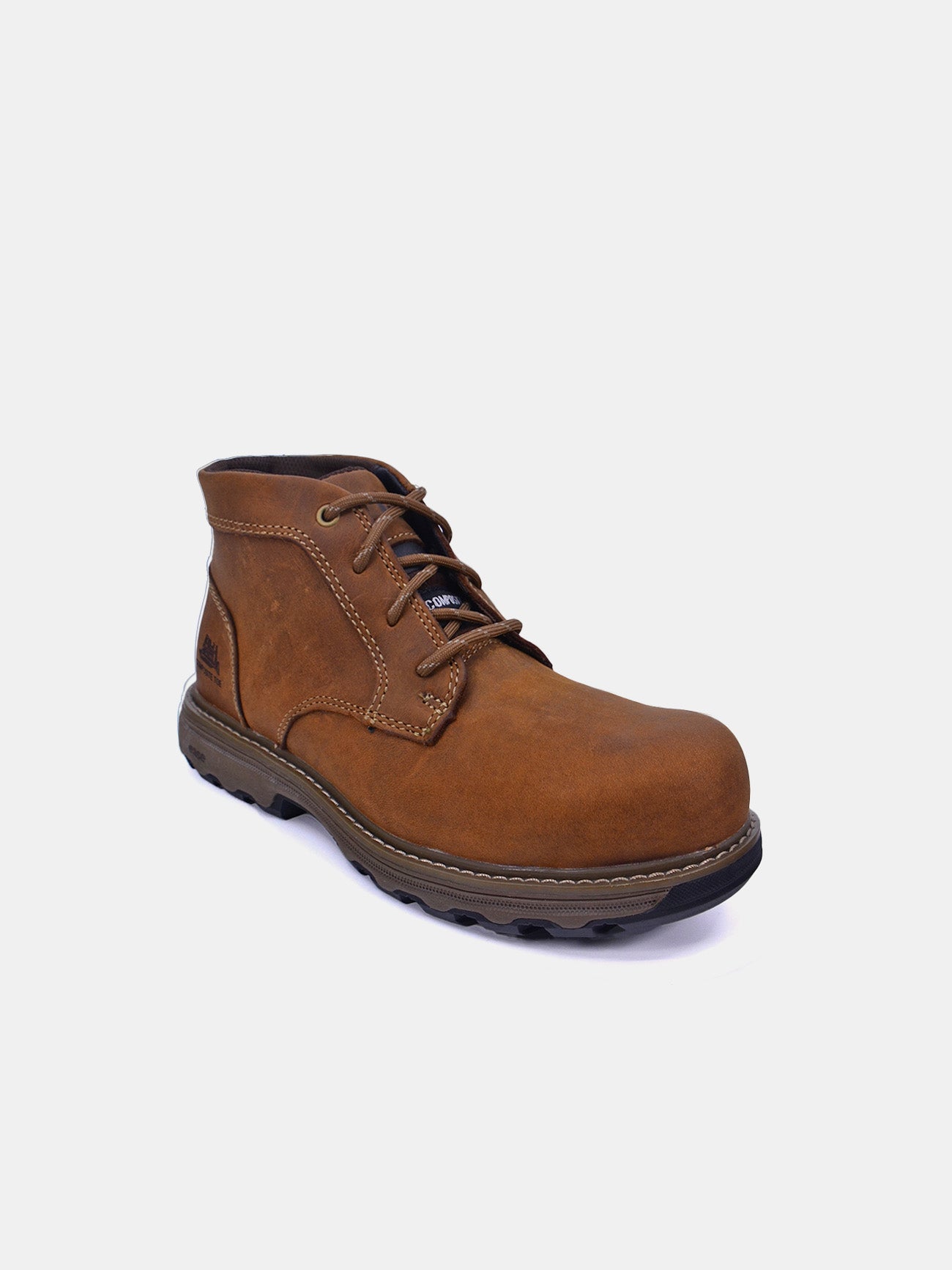 Caterpillar Women's Preset Nano Toe SP1 HRO SRA Safety Shoes #color_brown