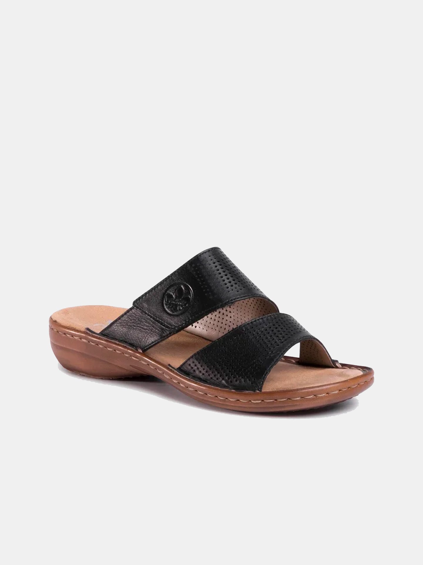 Rieker 60812 Women's Slider Sandals #color_black