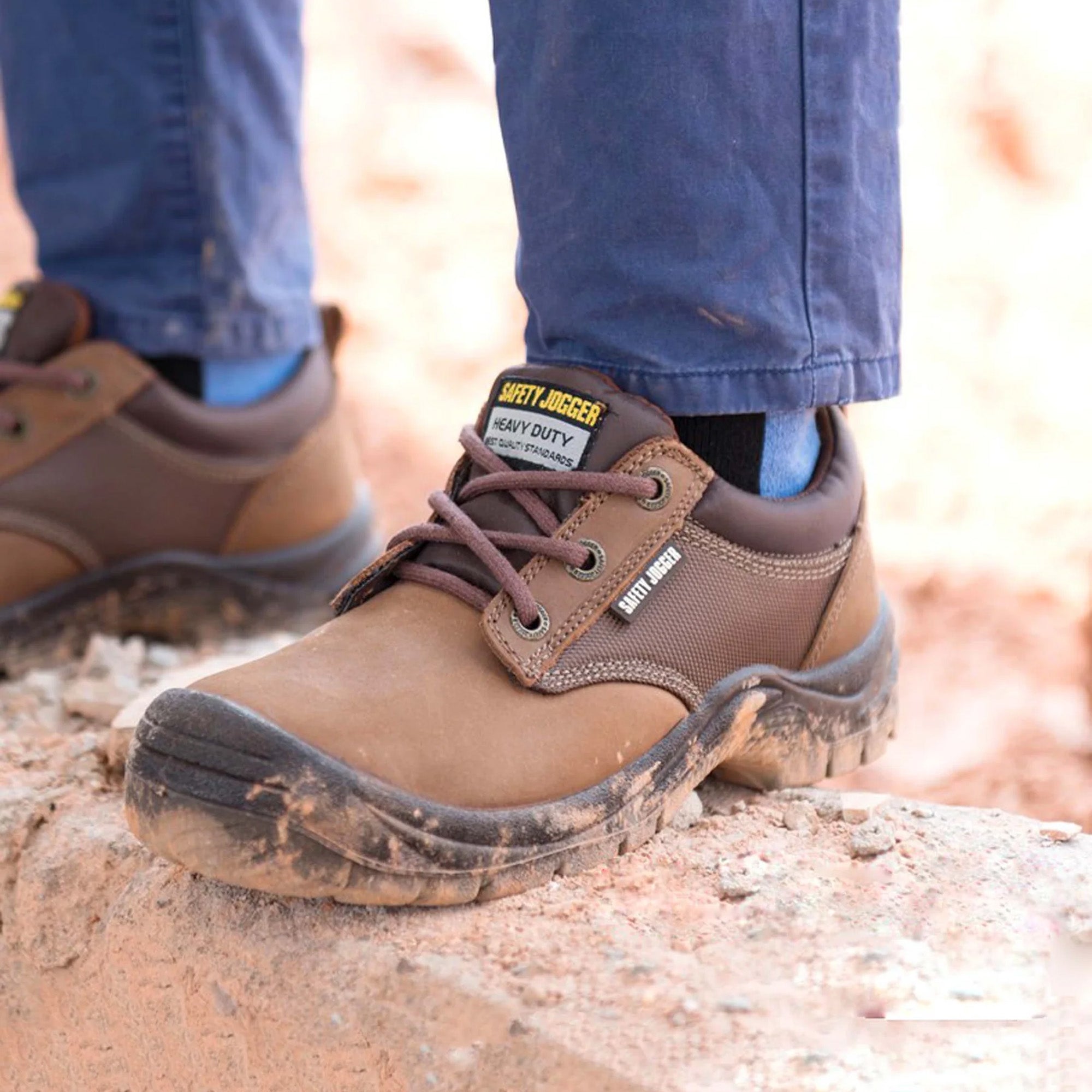 Safety Jogger Sahara S3 SRC Shoes #color_Brown
