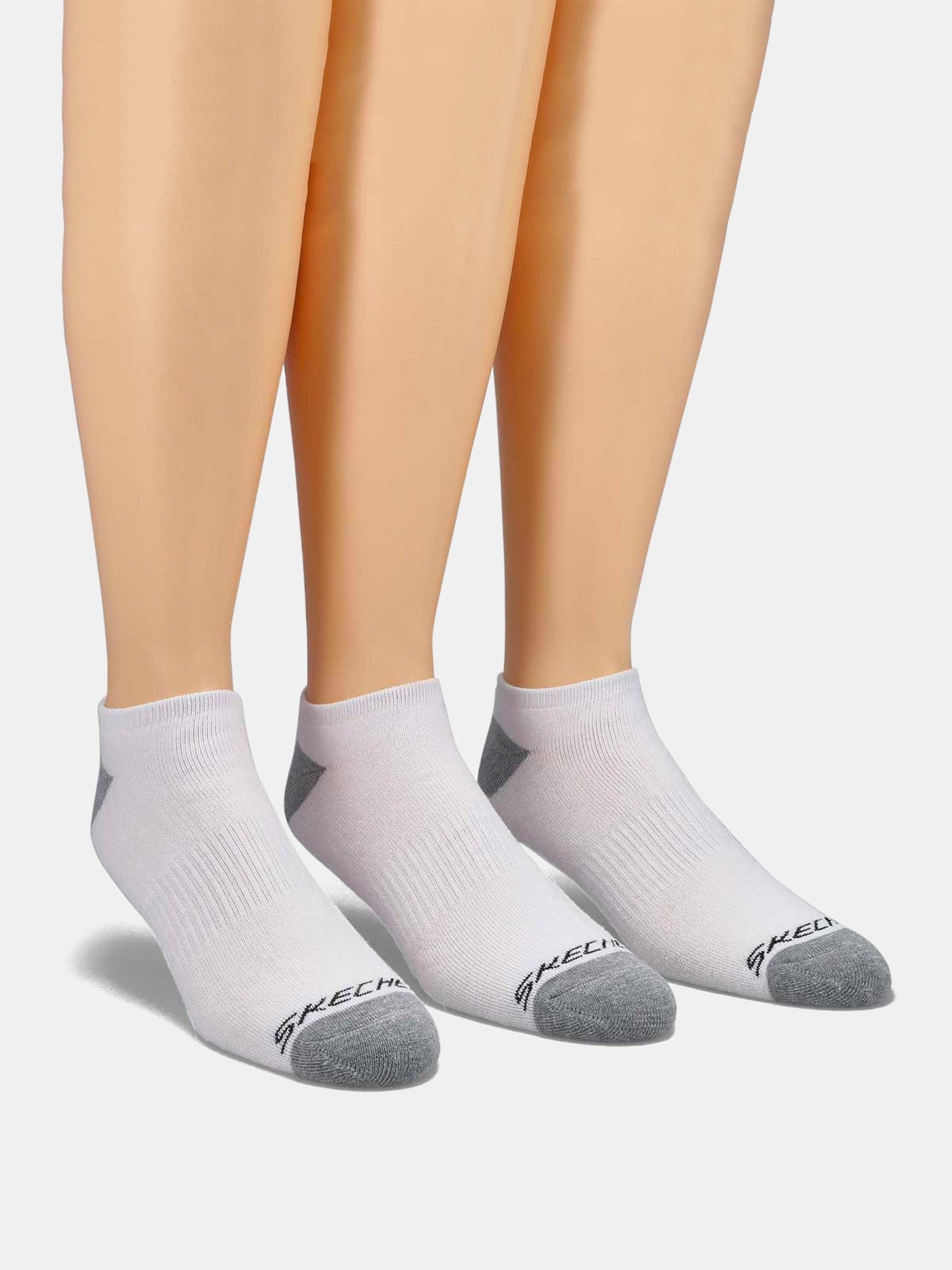 Skechers Men's 6 Pack No Show Full Terry Socks