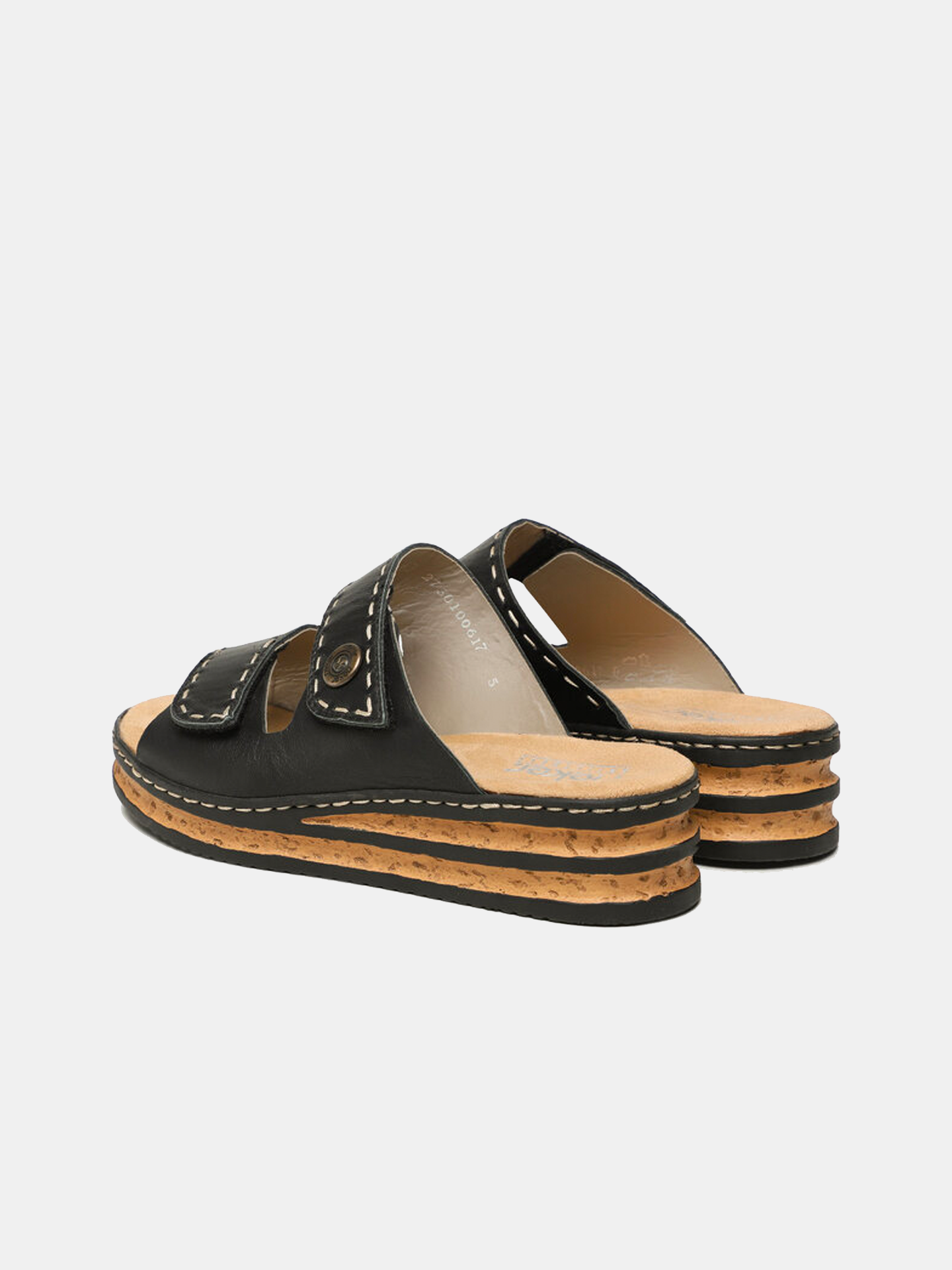 Rieker 62984 Women's Slider Sandals #color_black