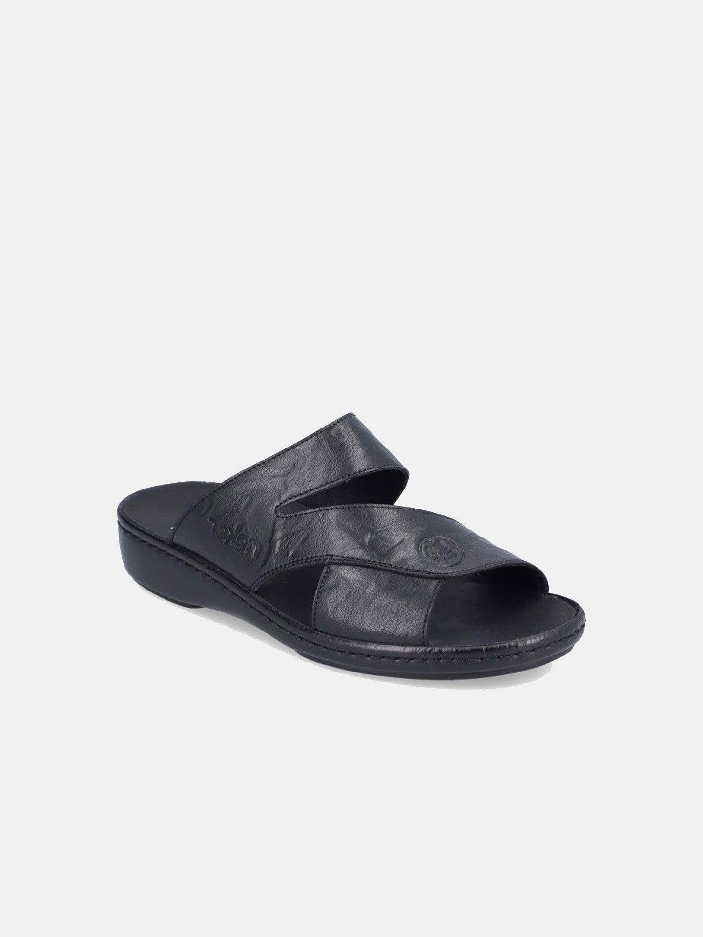 Rieker 23974-02 Men's Slider Sandals #color_black