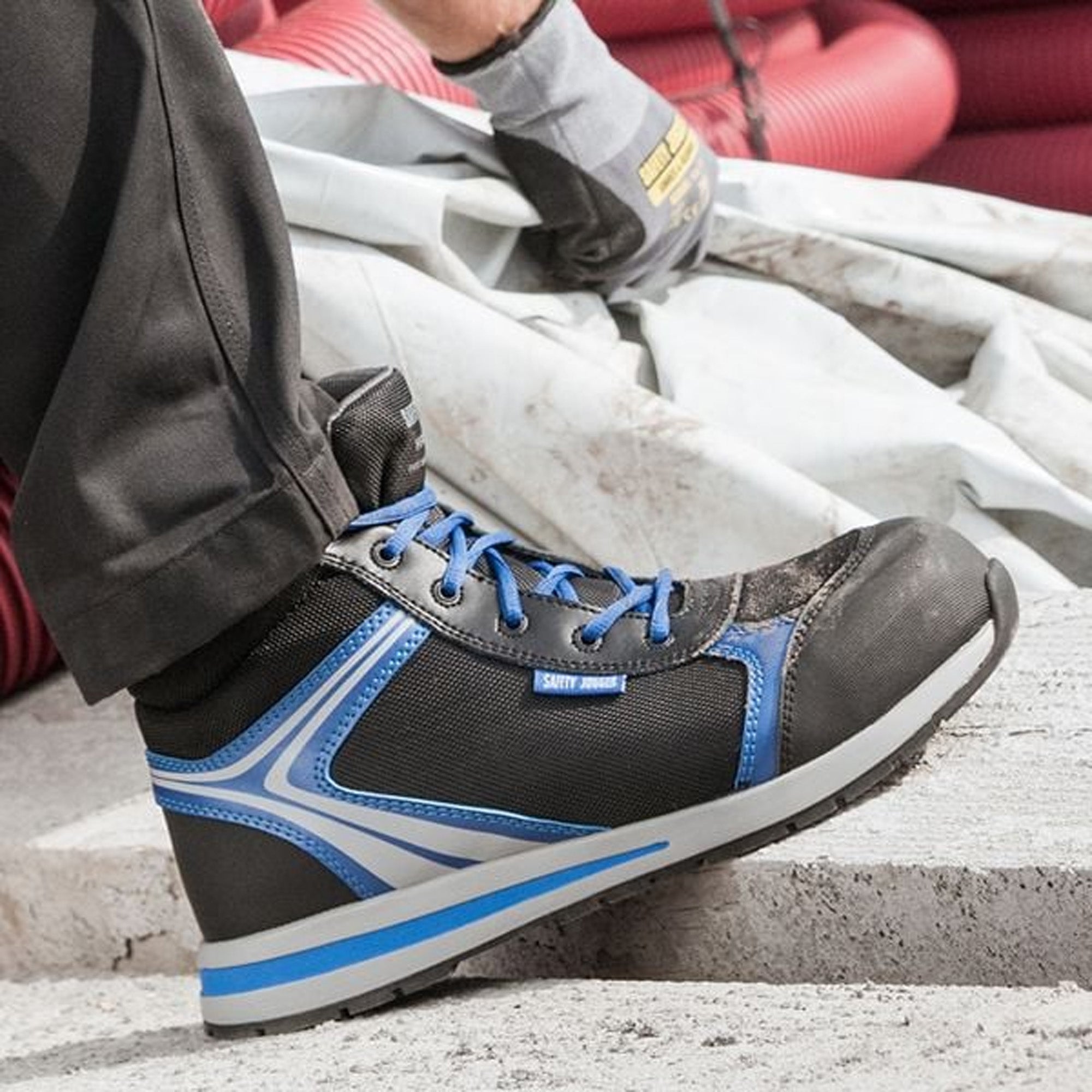 Safety Jogger Toprunner S1P HRO SRC Shoes #color_Blue