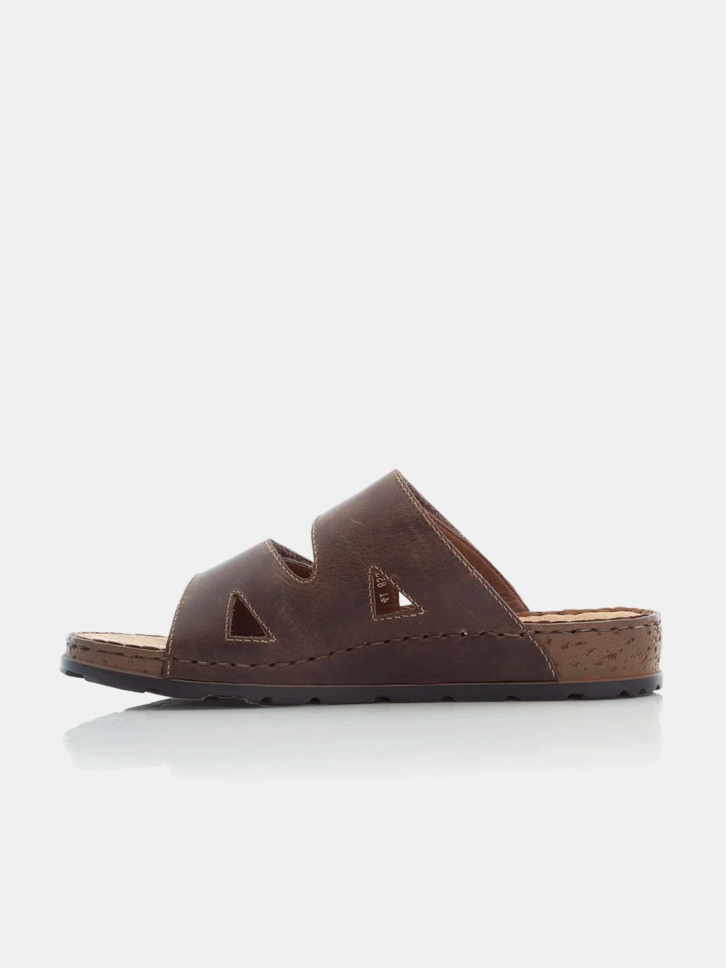 Rieker 25691 Men's Slider Sandals #color_brown