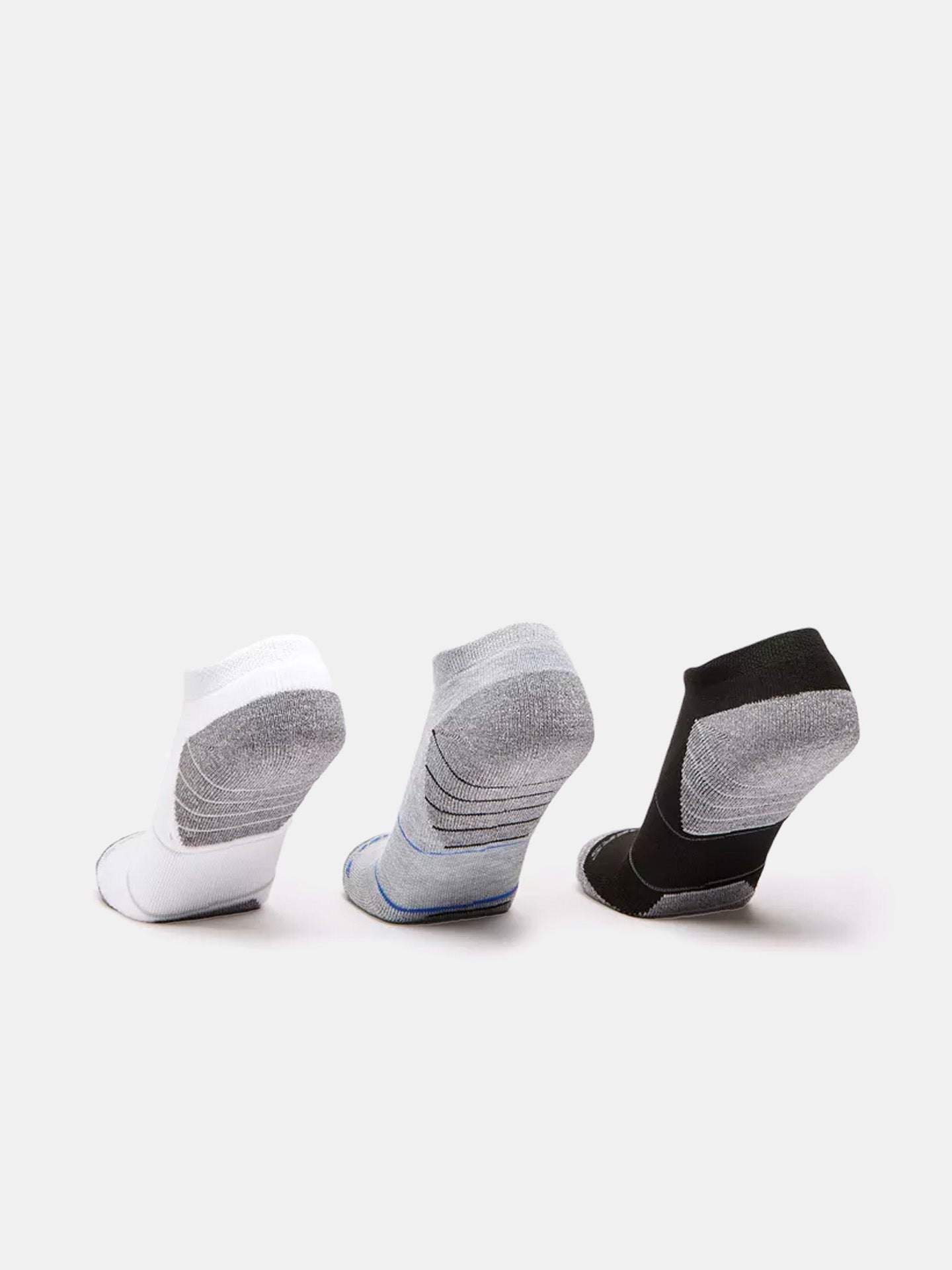 Skechers Men's 3 Pack Extended Terry Low Cut Socks #color_Gray