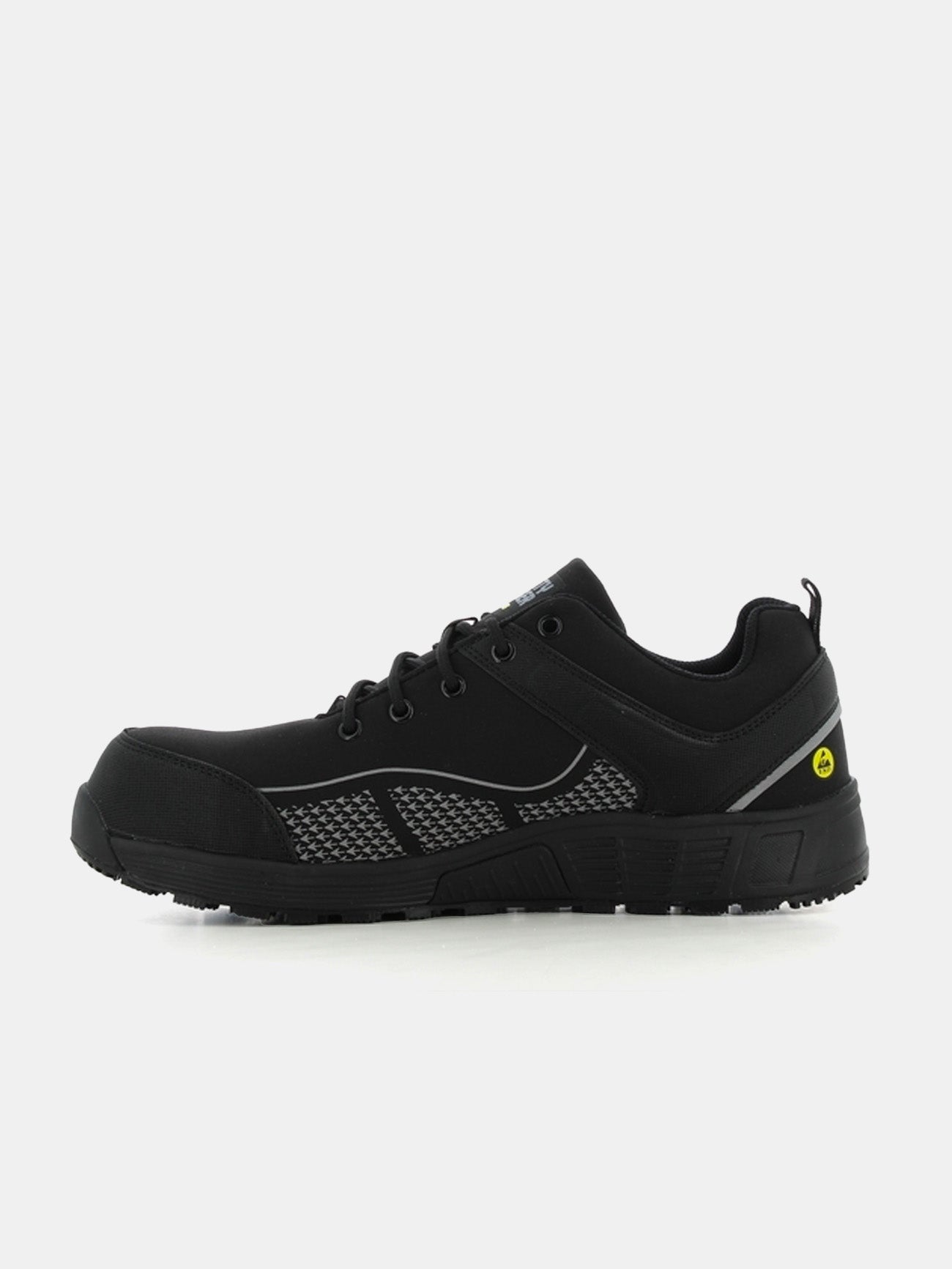 Safety Jogger Men's Milos S1P Low S1 PS Shoes #color_Black